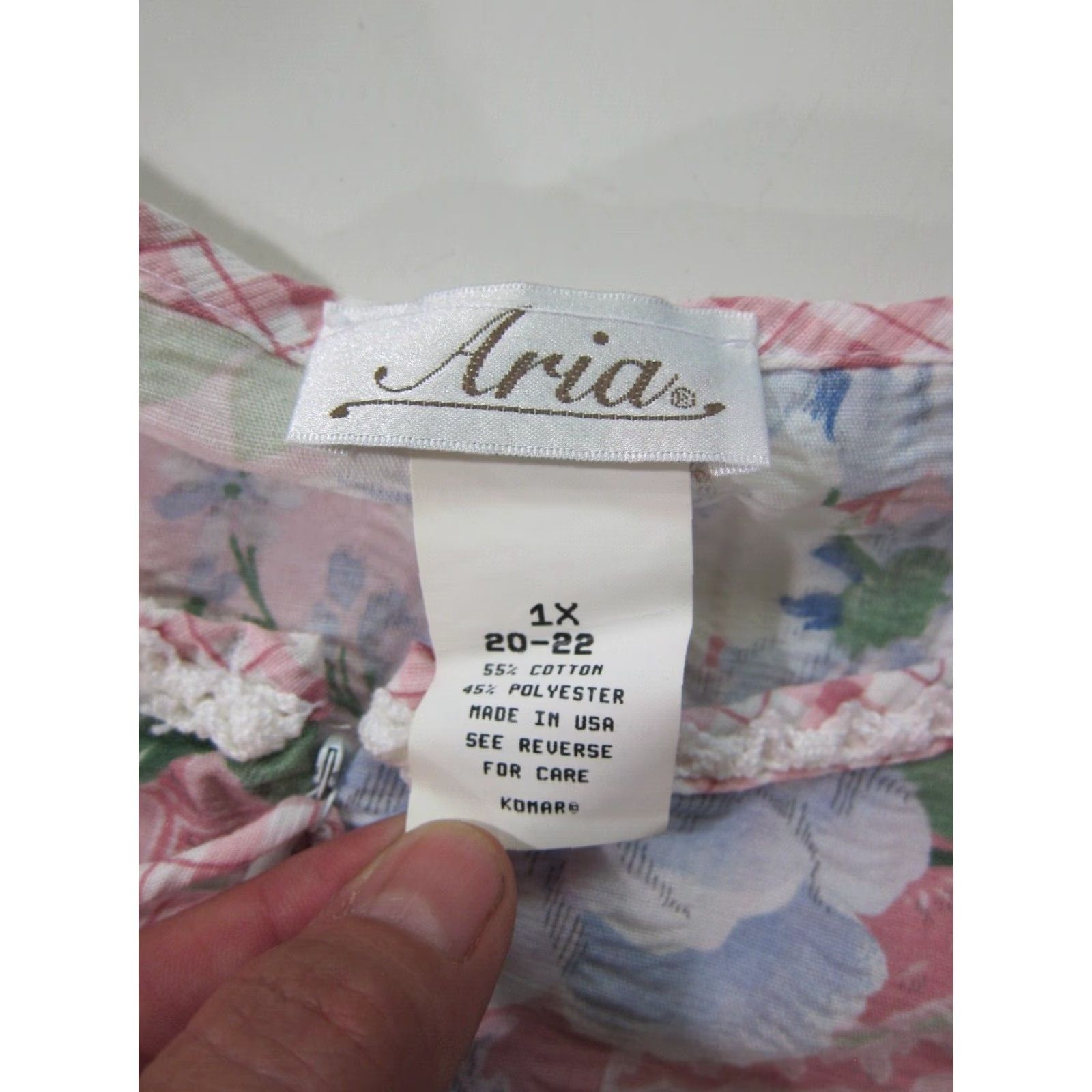 Ariat Aria Nightgown Floral Cotton Pink 1X Women Zip Pocket Dress Robe Gown Color Pink Floral Cotton Nightgown Zip Pocket Women 1X Size XL / US 12-14 / IT 48-50 - 3 Thumbnail