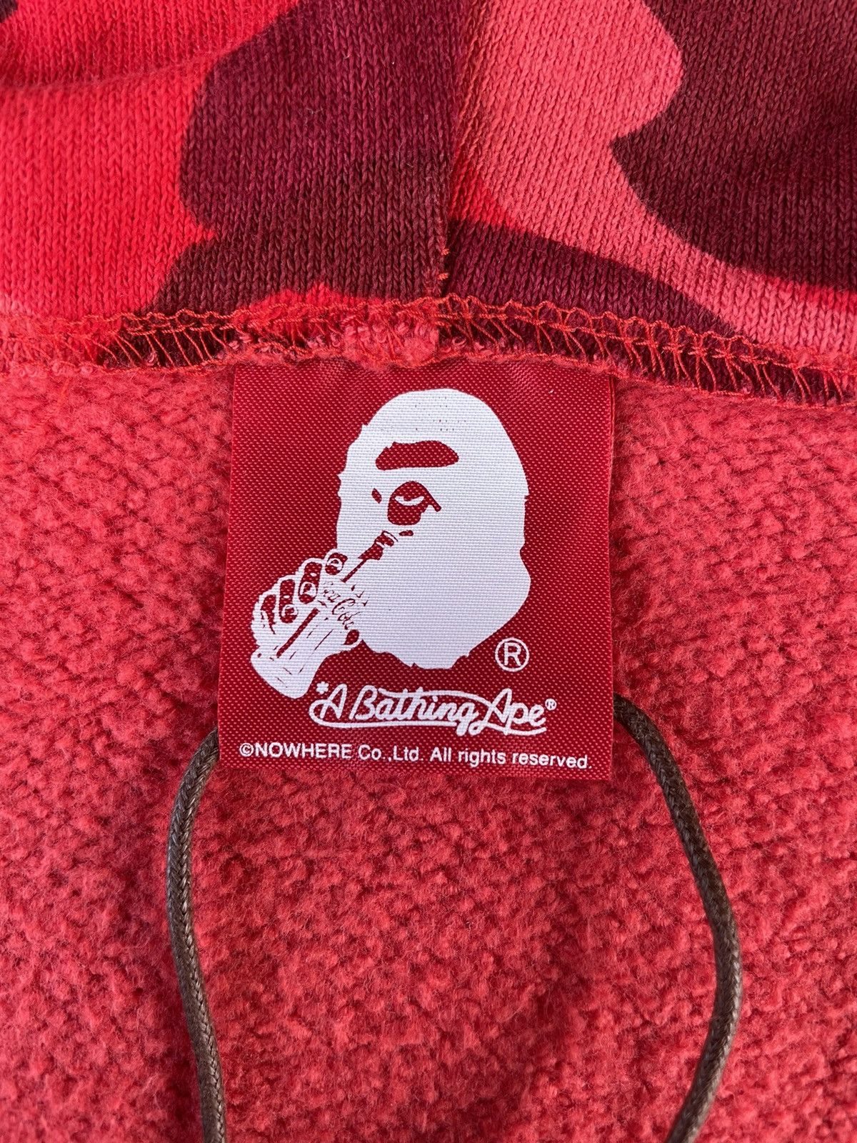 Bape × Coca Cola Bape x Coca Cola Red Camo Fullzip Hoodie Size XS / US 0-2 / IT 36-38 - 9 Thumbnail