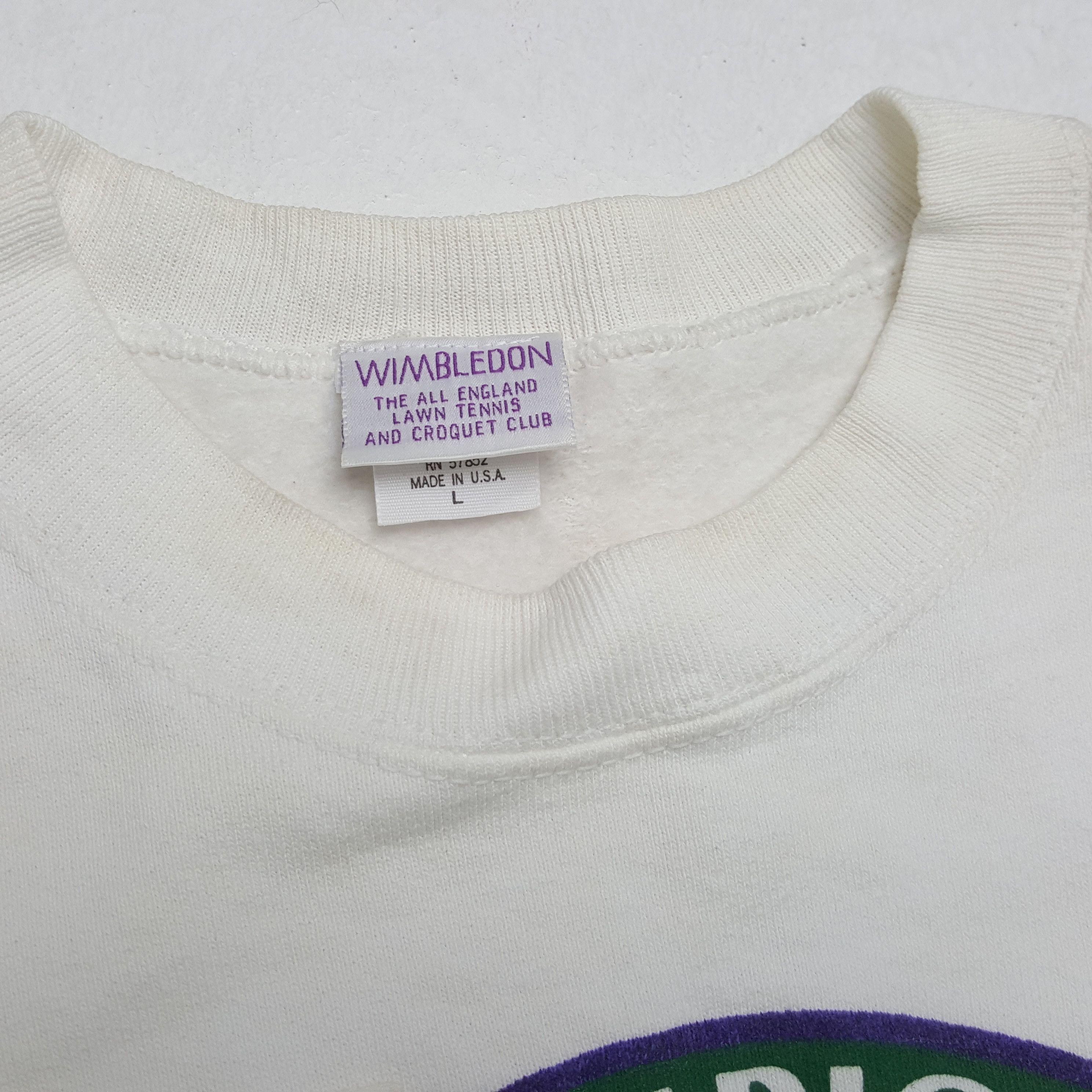 Vintage Vintage THE CHAMPIONSHIP WIMBLEDON Sportswear Sweatshirts Size US L / EU 52-54 / 3 - 8 Thumbnail
