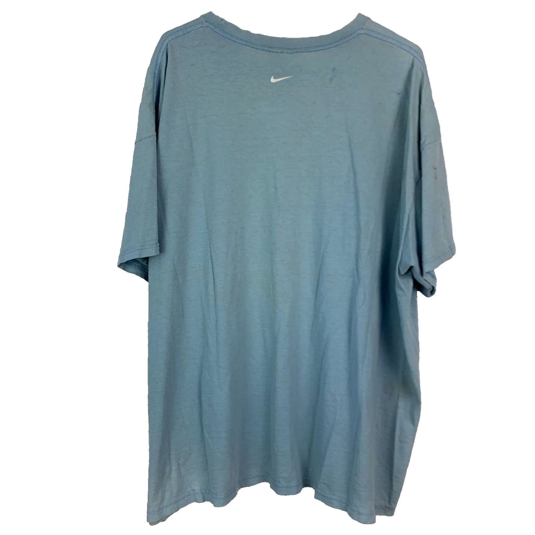 Nike VINTAGE Nike Athletics Blue Screenprint Tee T-Shirt Mens 3XL Size US XXL / EU 58 / 5 - 5 Thumbnail