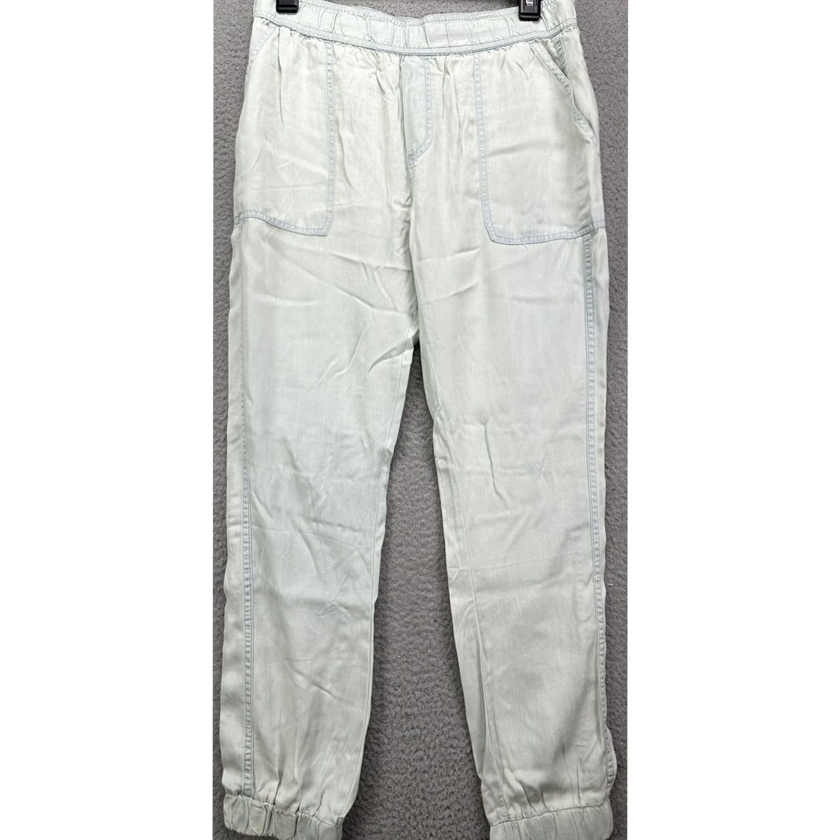 Prana VINTAGE Prana Pants Womens Medium Wash Blue Jogger Lightweight Elastic Waist NEW D7 Size 32" / US 10 / IT 46 - 2 Thumbnail