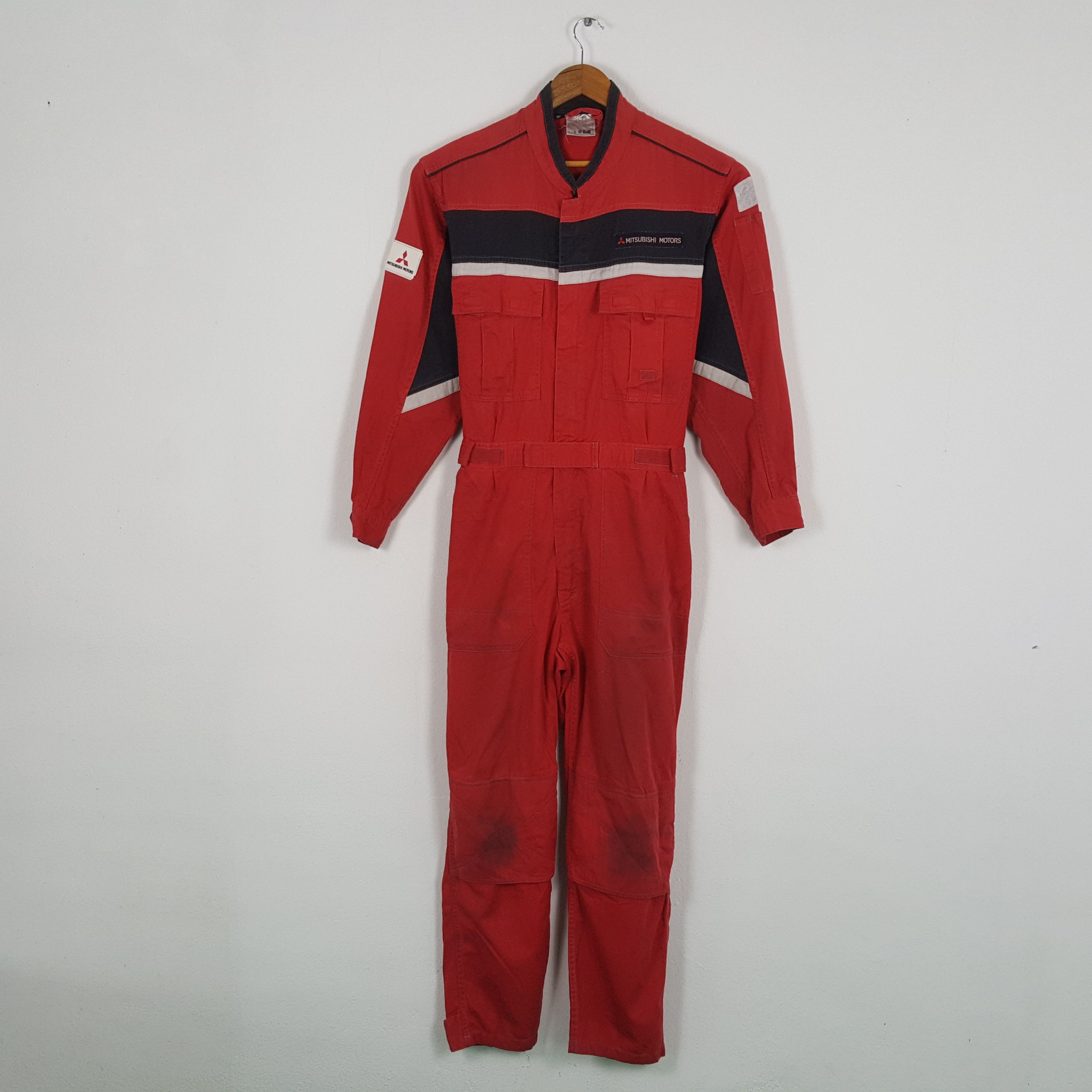 Vintage Vintage MITSUBISHI RALLI ART Motorsports Coverall Jacket Size US M / EU 48-50 / 2 - 4 Thumbnail