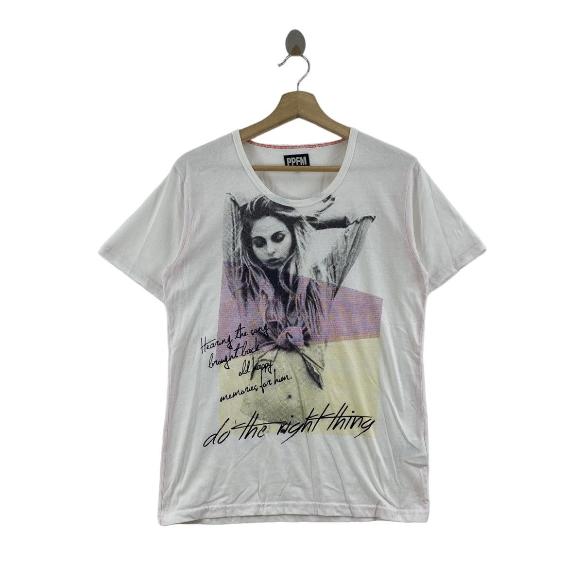 PPFM PPFM Japanese Punk Brand Women Print White Short Sleeve Size US M / EU 48-50 / 2 - 1 Thumbnail