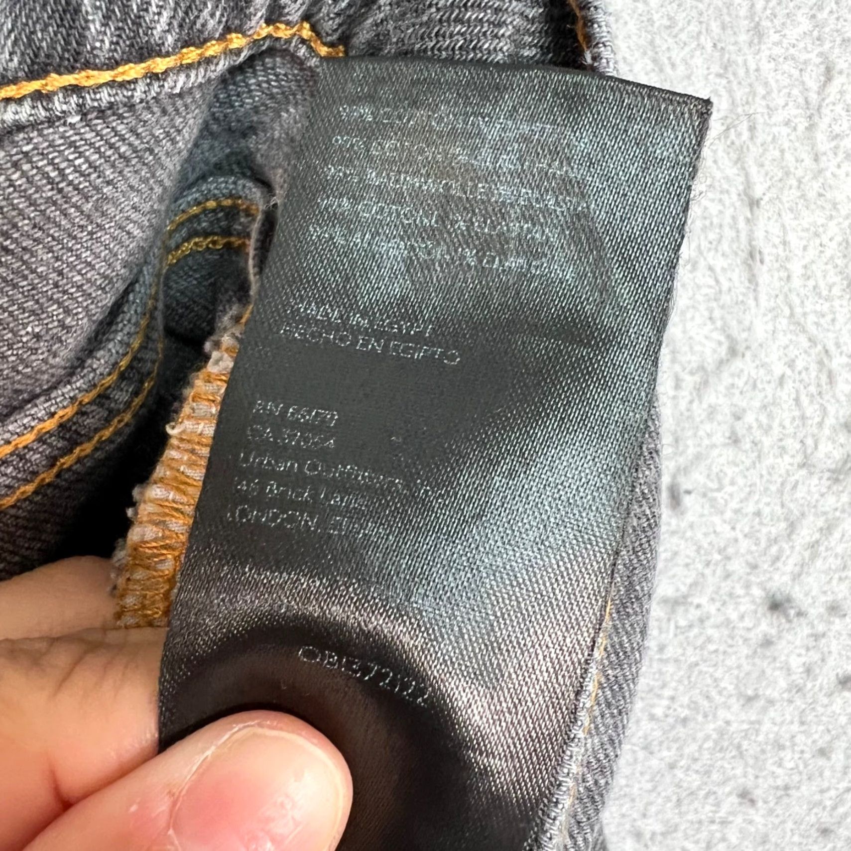 Urban Outfitters VINTAGE BDG Urban Outfitters A-Wide High Rise Straight Leg Jeans Women 25 Gray Denim Jeans Size 42" / US 20 - 4 Thumbnail