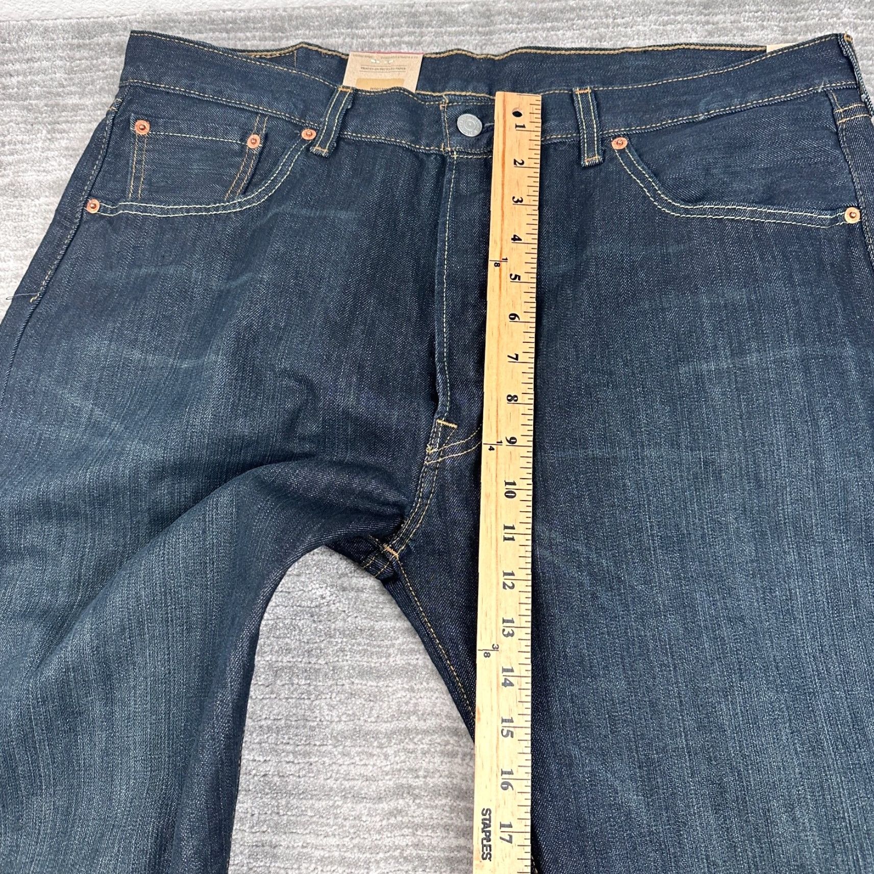 Levi's Levis 501 Jeans NEW Mens 38x30 Blue Denim Cotton Casual Adult Size US 38 / EU 54 - 6 Thumbnail