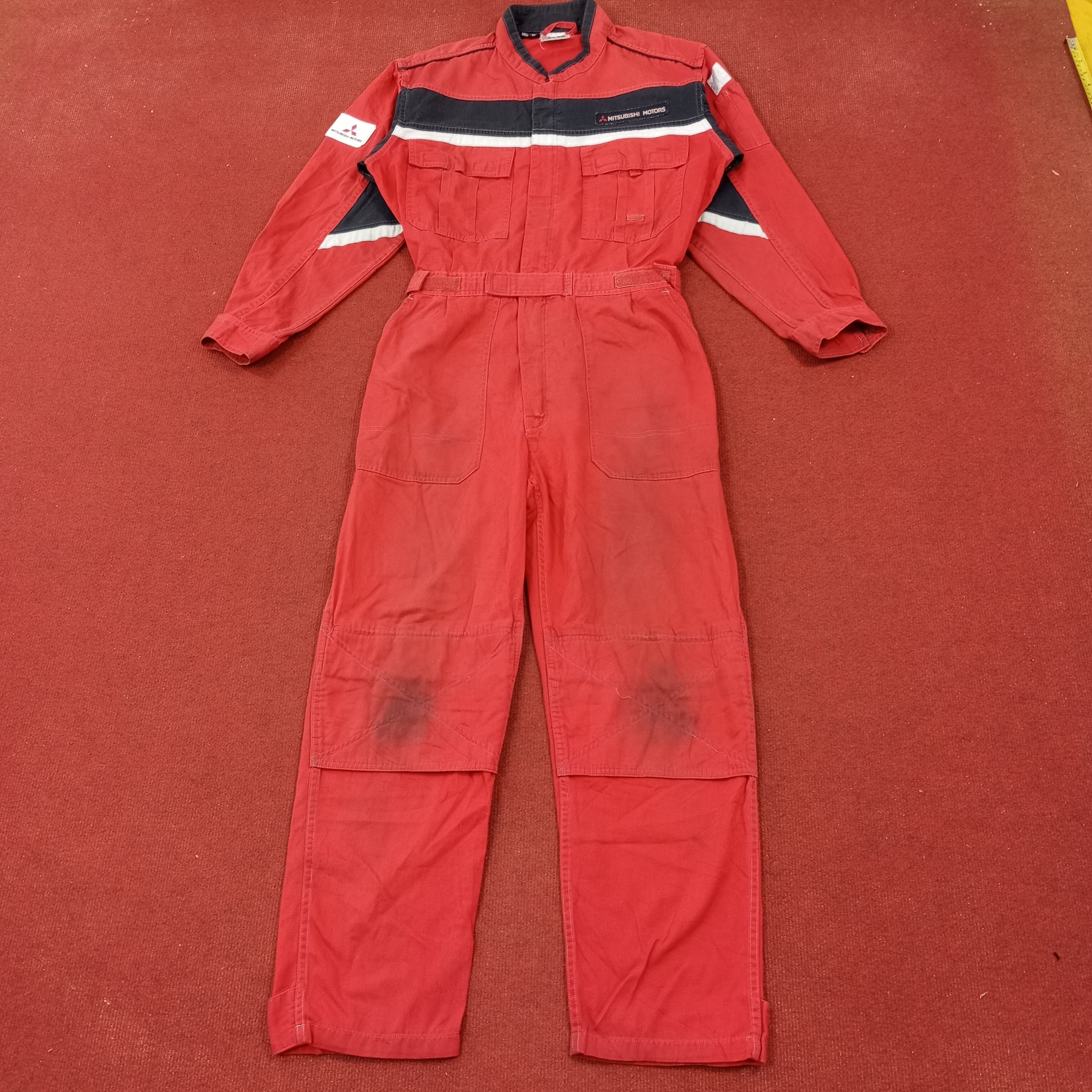 Japanese Brand × Vintage Mitsubishi Motors Japanese Workwear Coverall Jacket Size US M / EU 48-50 / 2 - 4 Thumbnail