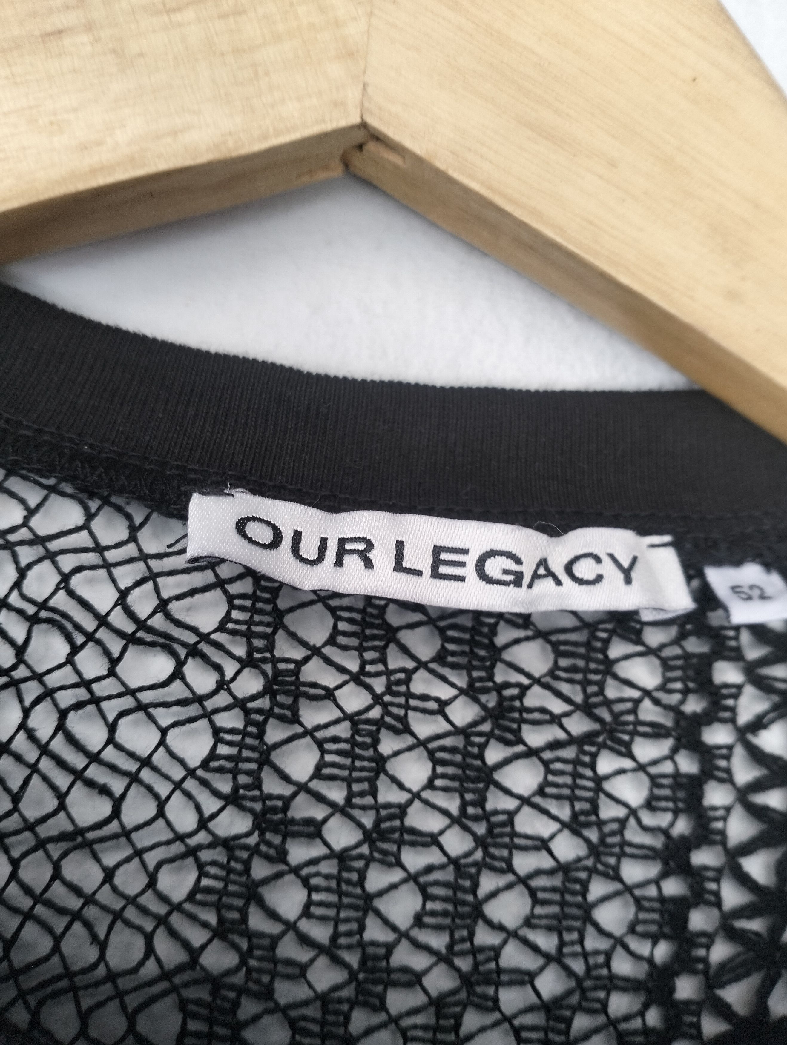 Our Legacy OUR LEGACY BOX SLEEVELESS BLACK CROCHET Size US L / EU 52-54 / 3 - 7 Thumbnail