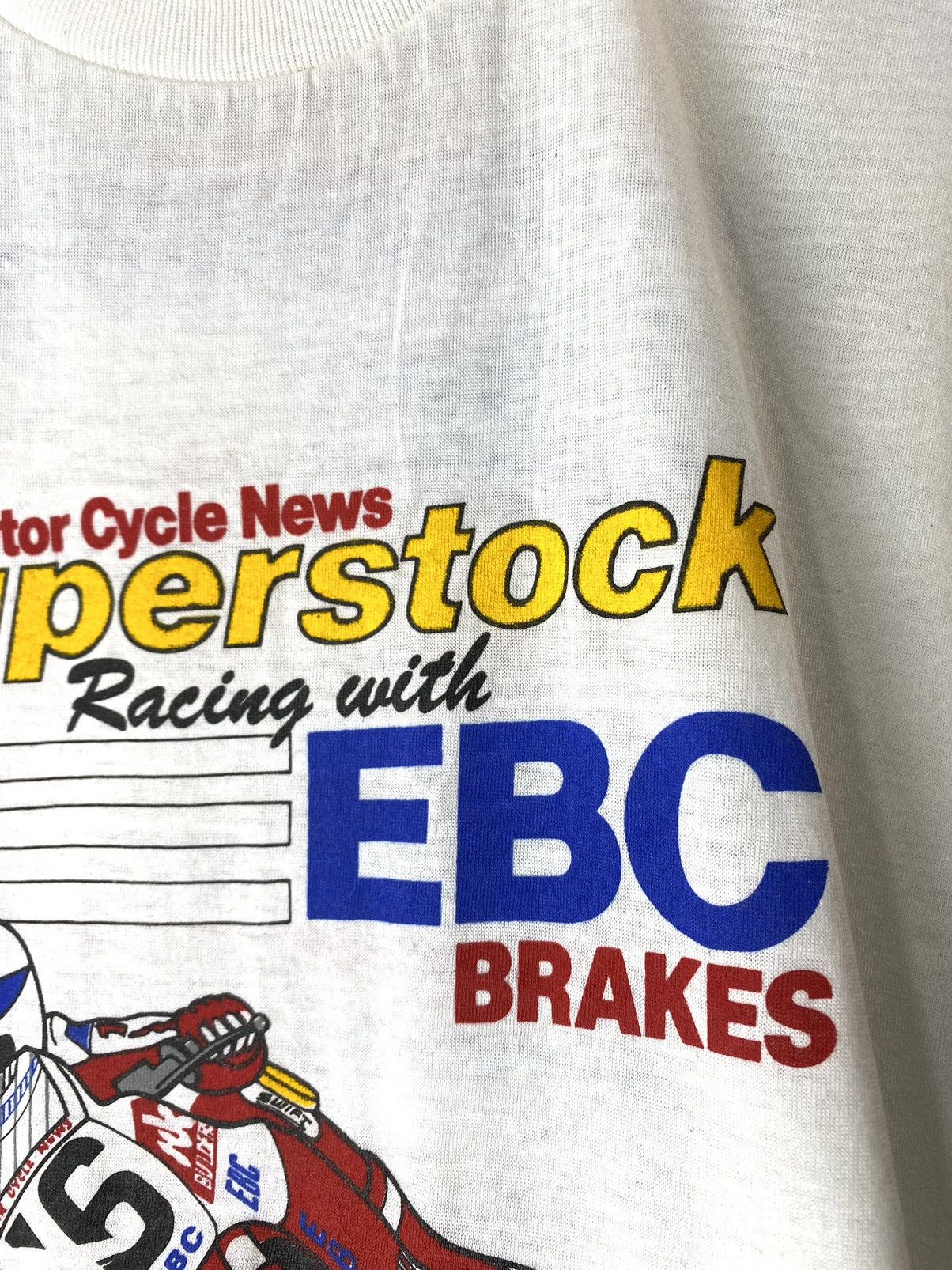 Honda Rare! Vintage 1980s Dunlop Honda Racing T Shirt World Racing Size US M / EU 48-50 / 2 - 8 Thumbnail