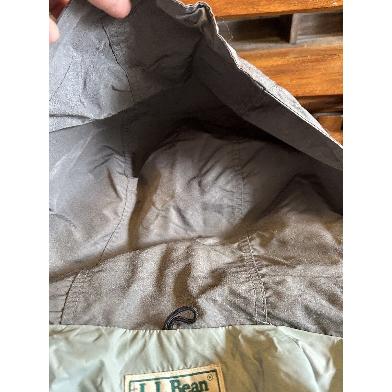 Vintage LL Bean Baxter State Park Made USA Jacket Gray Sz L