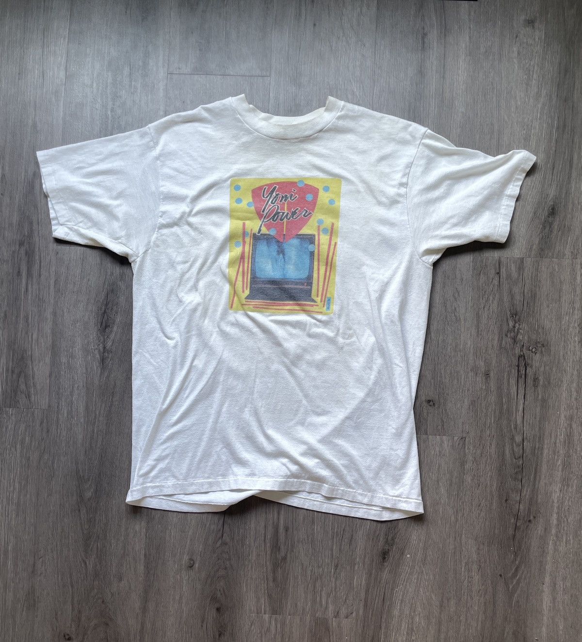 Vintage Vintage Hanes 1989 “Yori Power” Obscure T-Shirt (Sz. XL) Size US XL / EU 56 / 4 - 1 Thumbnail