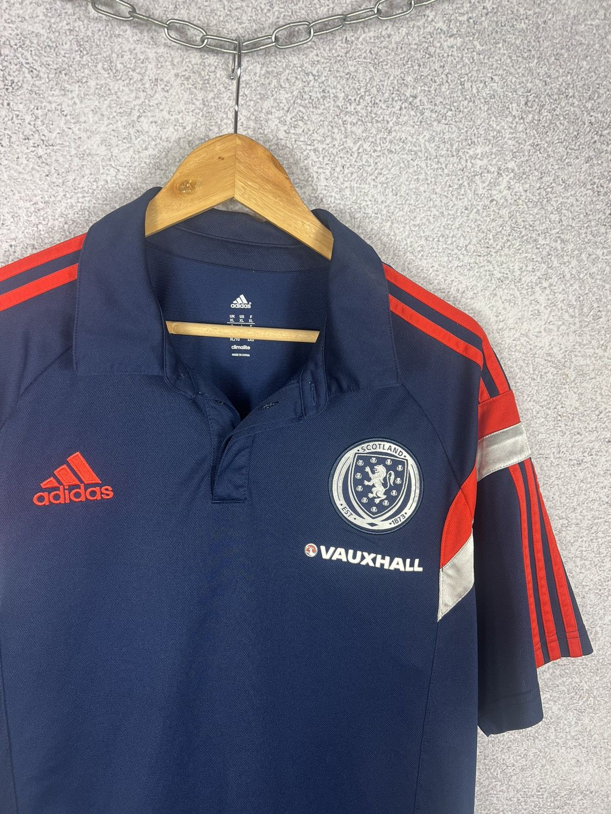Adidas Adidas Scotland National Team 2014 2015 Soccer jersey shirt Size US XL / EU 56 / 4 - 2 Thumbnail