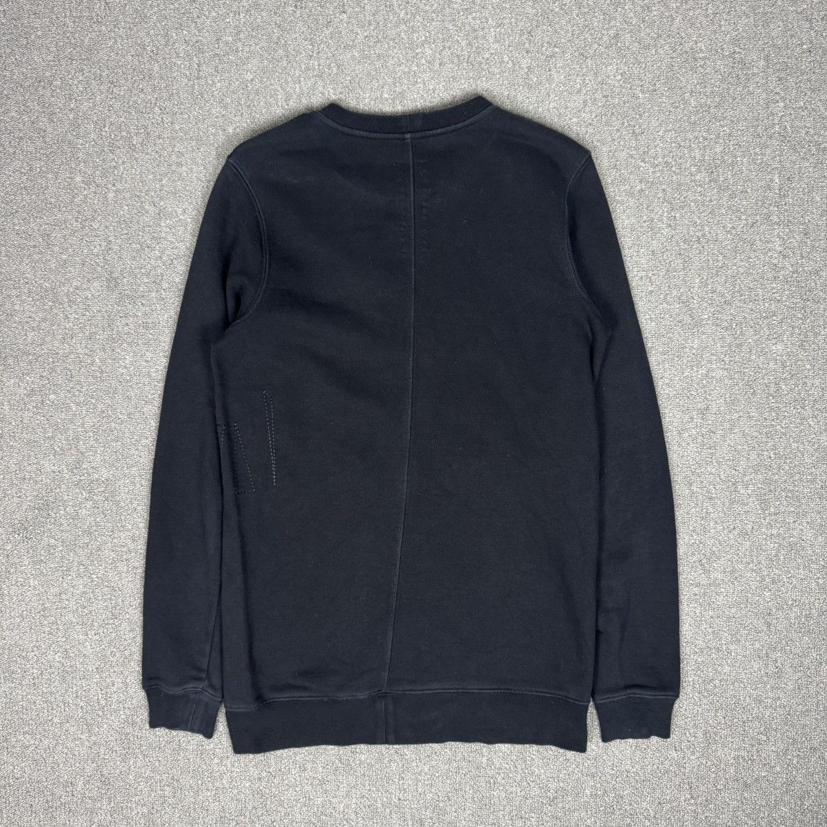 Rick Owens × Rick Owens Drkshdw Rick Owens - DRKSHDW - Black Stitching Crewneck Sweatshirt Size US XS / EU 42 / 0 - 4 Thumbnail