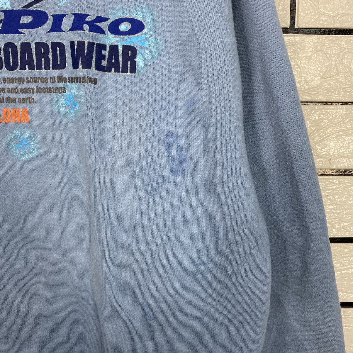 Japanese Brand 📌Vintage Hoodie Pull Over Piko Hawaii big Logo Size US L / EU 52-54 / 3 - 12 Thumbnail