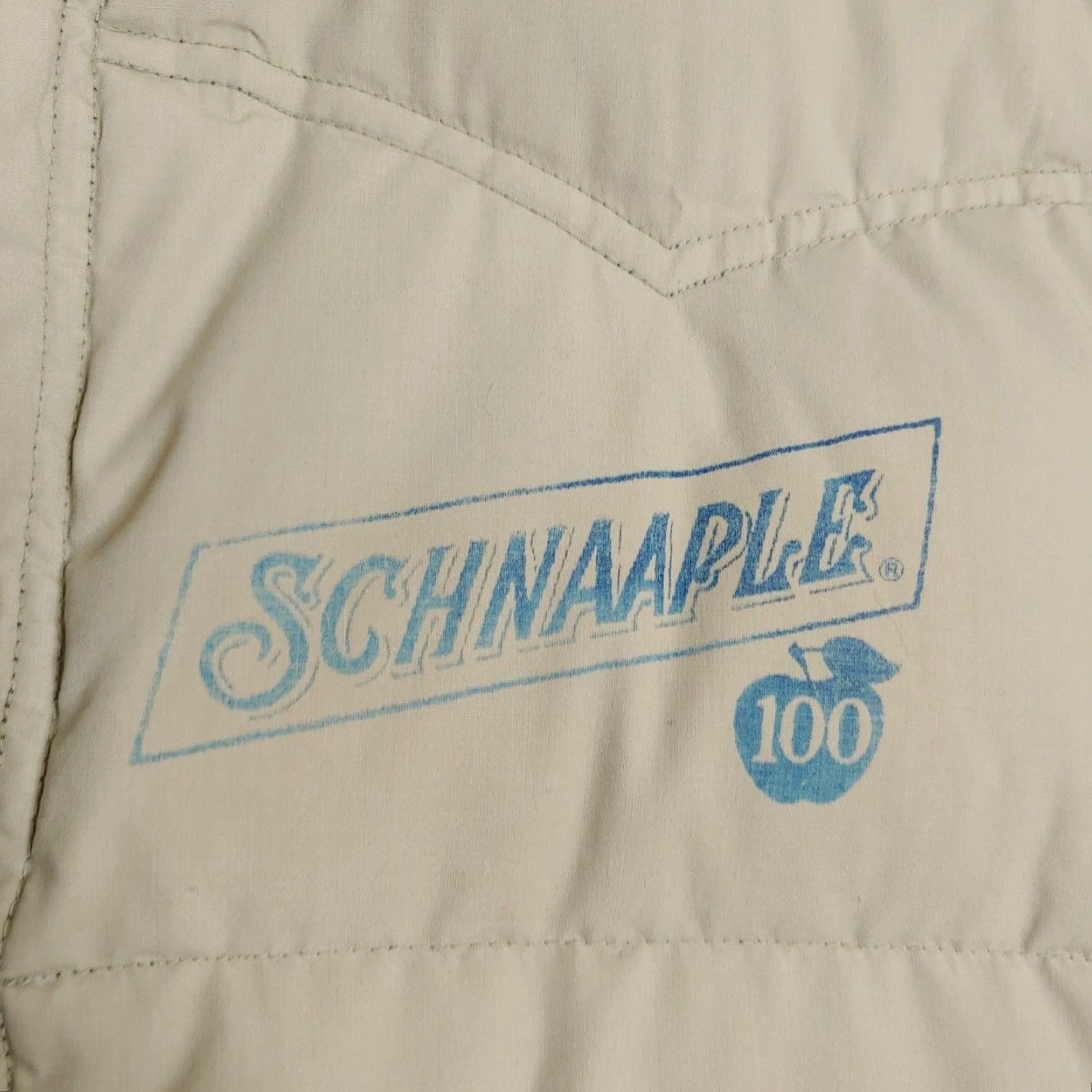 Vintage VINTAGE Schnaaple 100 Down Puffer Vest M Tan Blue Reversible Men’s Workwear Size US M / EU 48-50 / 2 - 2 Thumbnail