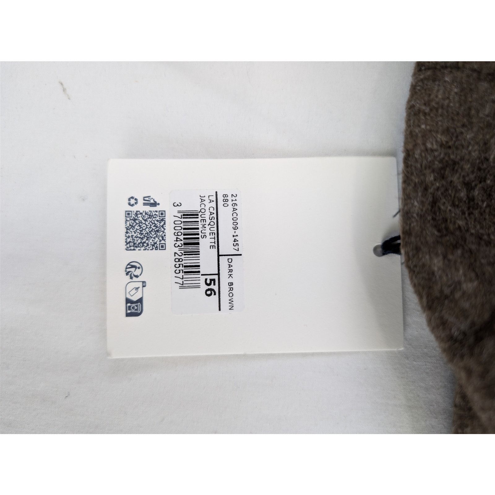 Jacquemus o1rshd1 Size: 56 / LA Casquette Cap / Hat in Dark Brown Size ONE SIZE - 17 Thumbnail