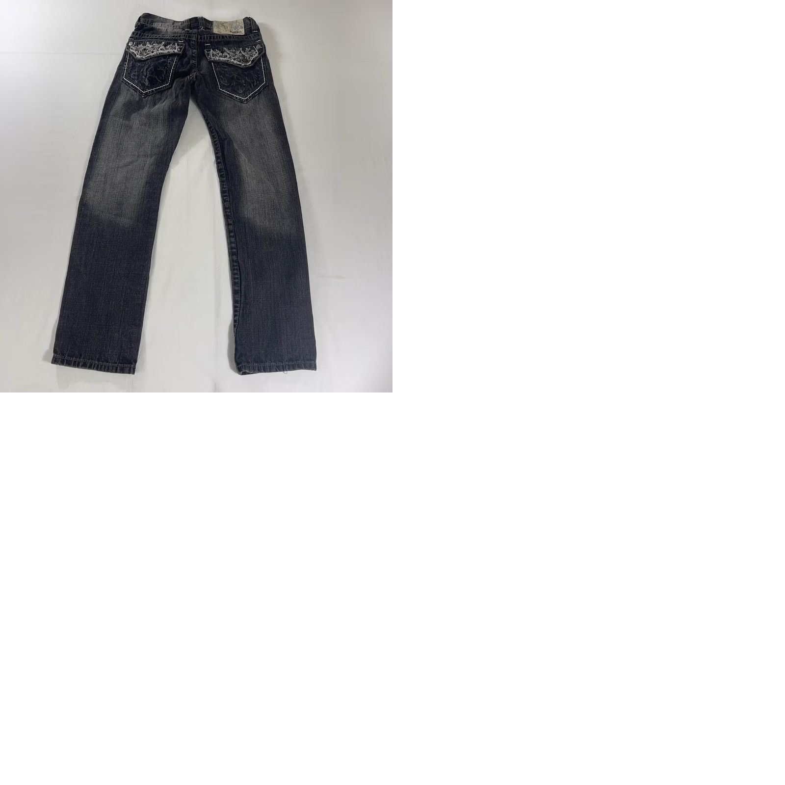 Southpole VINTAGE Southpole Jeans Black Embroidered Flap Pocket Y2K 29x30 Denim Jeans Men Regular 30in Inseam Black Embroidered Flap Pocket Y2K Jeans Size US 29 - 10 Thumbnail