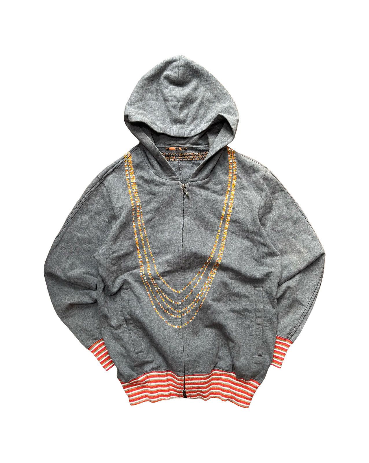 Maharishi Maharishi Embroidered Hoodie Tibetan Design Khaki S Size US S / EU 44-46 / 1 - 1 Thumbnail