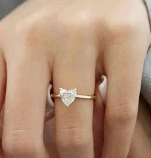 Other Cubic Zirconia Engagement Ring Stainless Steel Size 7 Size ONE SIZE - 2 Thumbnail