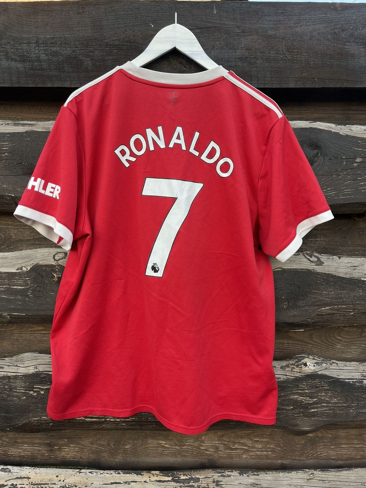 Adidas 2021 Adidas Ronaldo soccer jersey #7 red Size US XXL / EU 58 / 5 - 6 Thumbnail