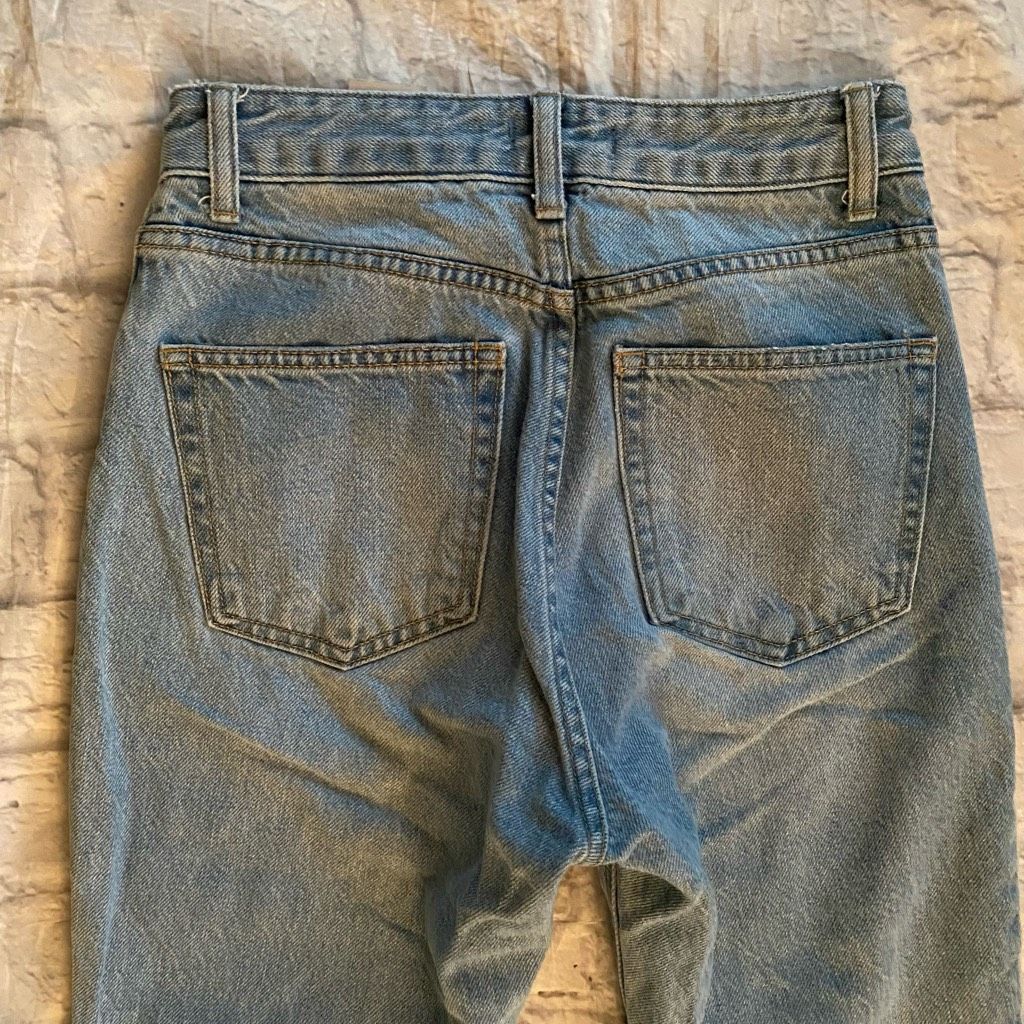 H&M H&M women 4 100% cotton button fly ripped blue jeans Size 27" / US 4 / IT 40 - 7 Thumbnail