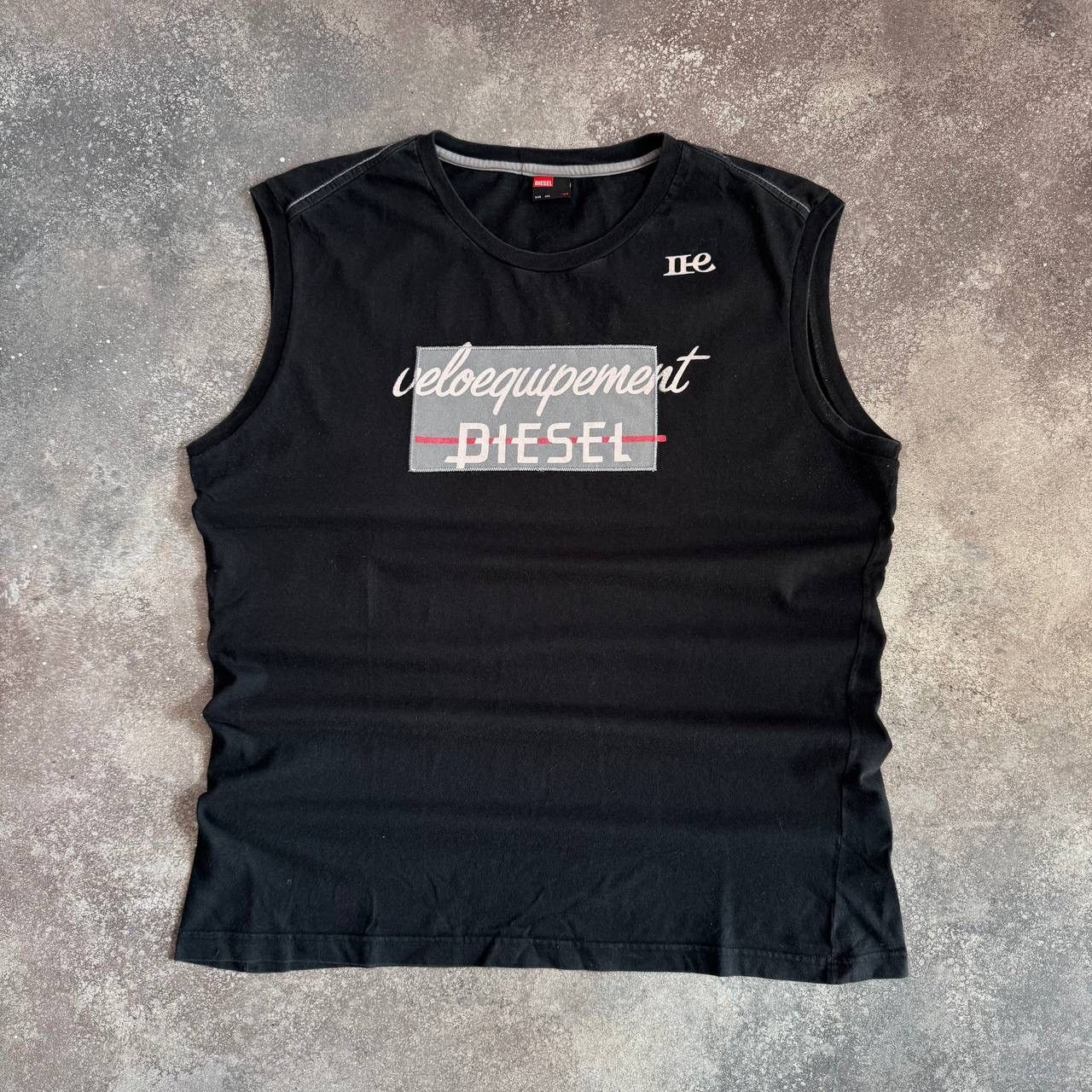 Diesel × Vintage Diesel Vintage Y2K Men’s Sleeveless Tank Top Size US XXL / EU 58 / 5 - 2 Thumbnail