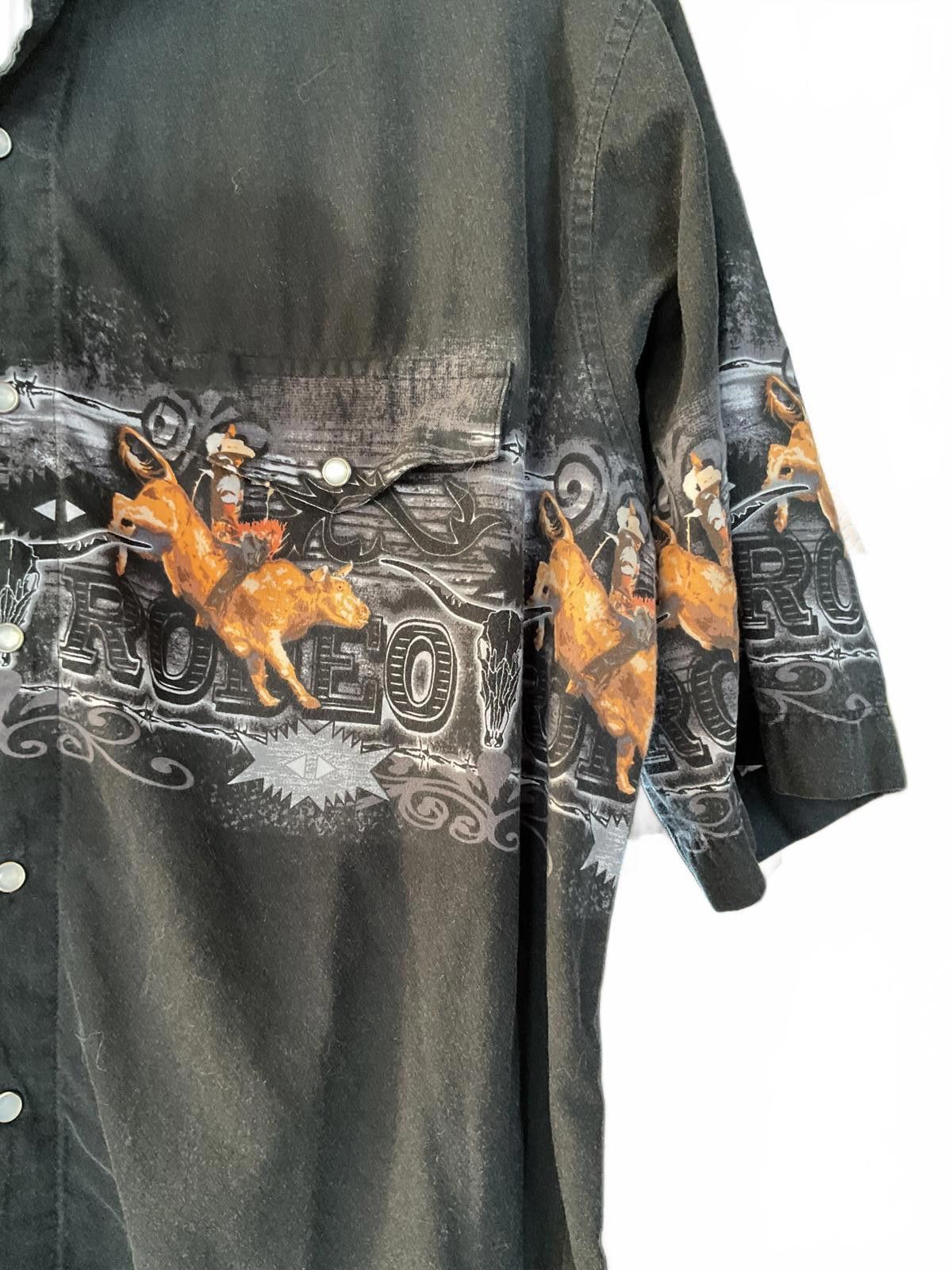 Panhandle Slim Vintage 90s Panhandle Slim Rodeo Border Western Shirt XL Size US XL / EU 56 / 4 - 3 Thumbnail