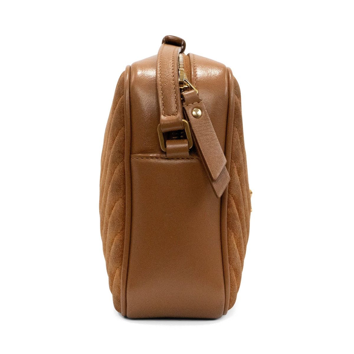 Saint Laurent Paris Saint Laurent Paris 'Lou' Suede Camera Bag Size ONE SIZE - 5 Thumbnail