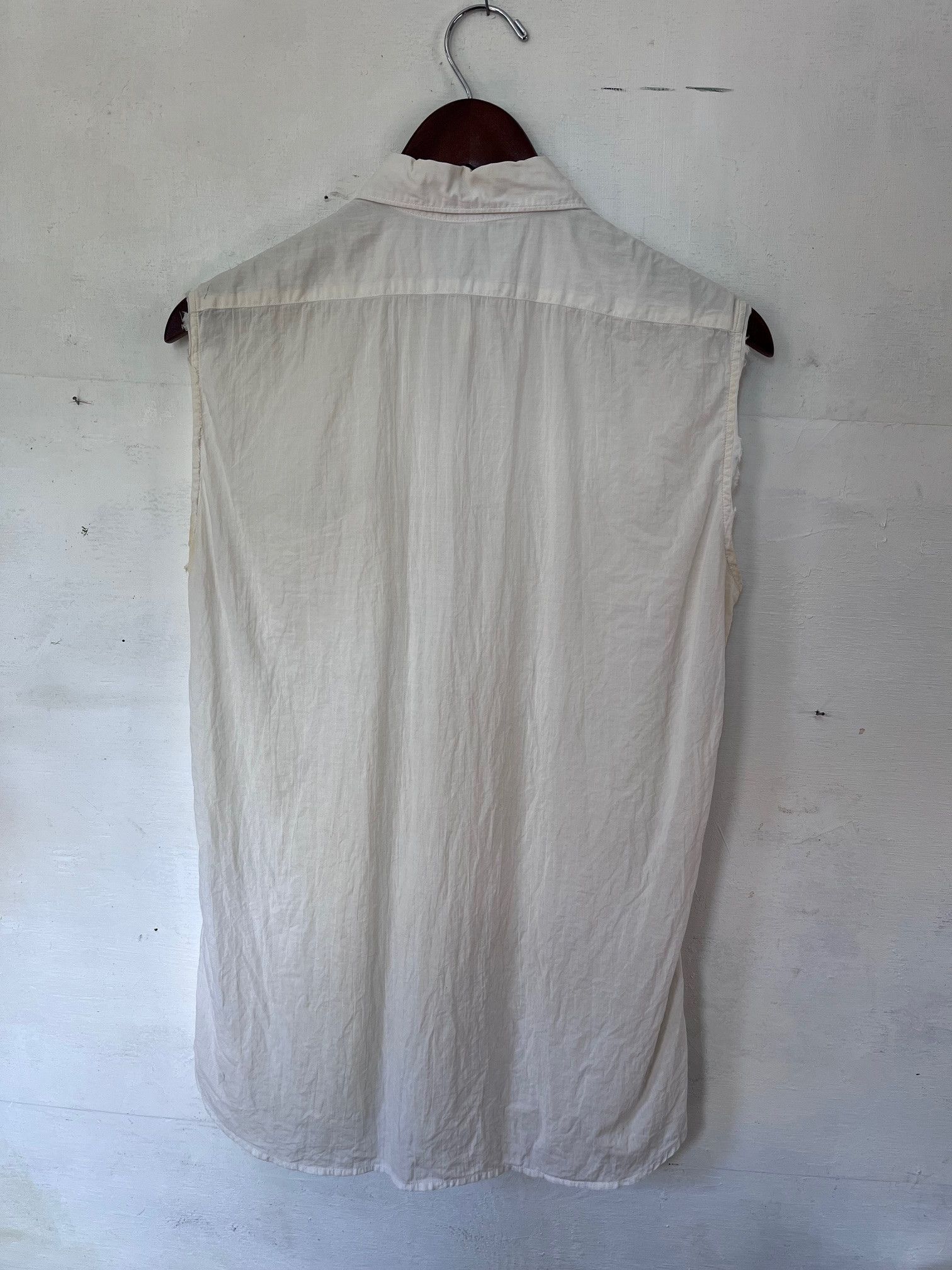 Ann Demeulemeester DELETING SOON - RARE VINTAGE SLEEVELESS SHIRT Size US XS / EU 42 / 0 - 7 Thumbnail