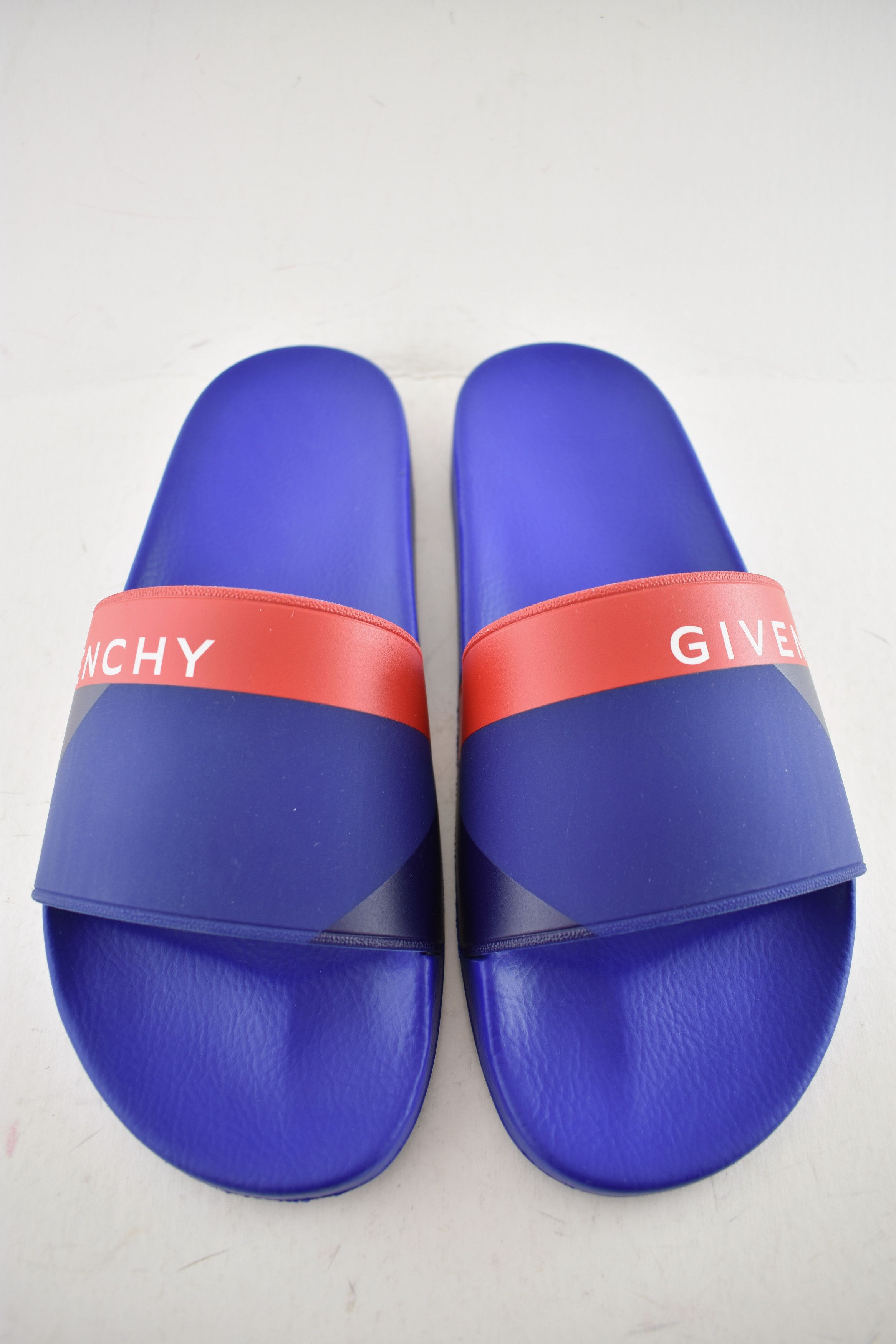 Givenchy Paris Red White Logo Rubber Pool Slide Sandal FlipFlop 44 11 Size US 11 / EU 44 - 5 Thumbnail