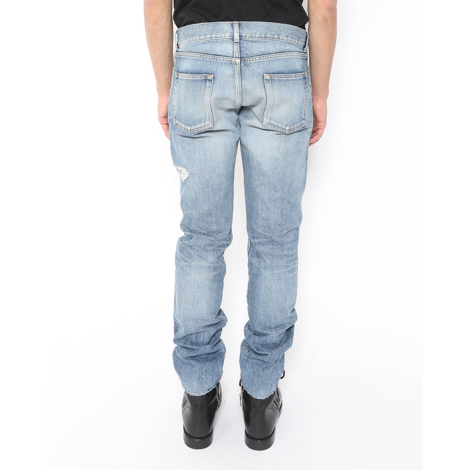 Saint Laurent Paris Distressed Denim Size US 32 / EU 48 - 5 Thumbnail