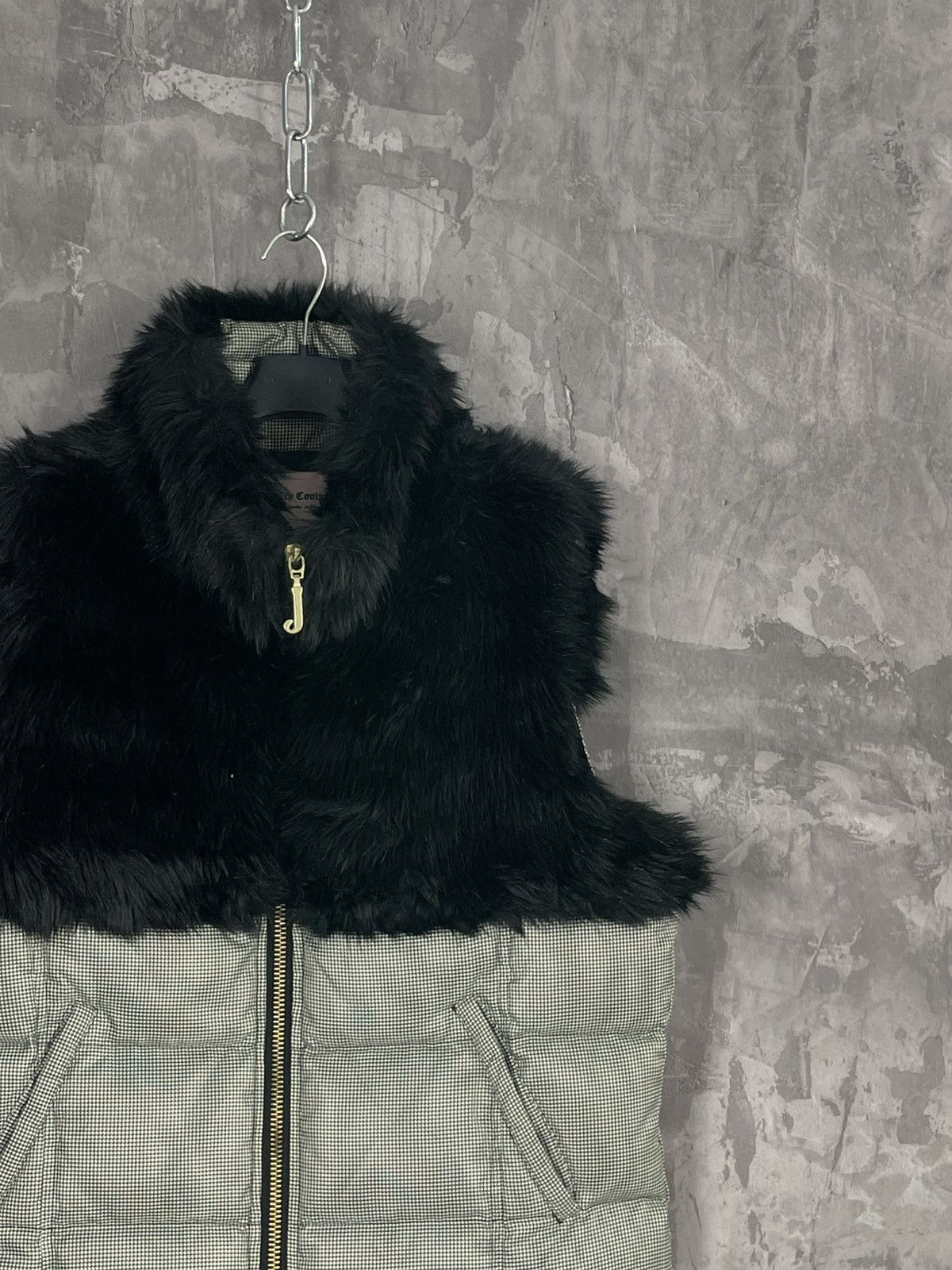 Juicy Couture Vintage Y2k Juicy Couture Fur Sherpa Womens Vest 00s Size XL / US 12-14 / IT 48-50 - 4 Thumbnail