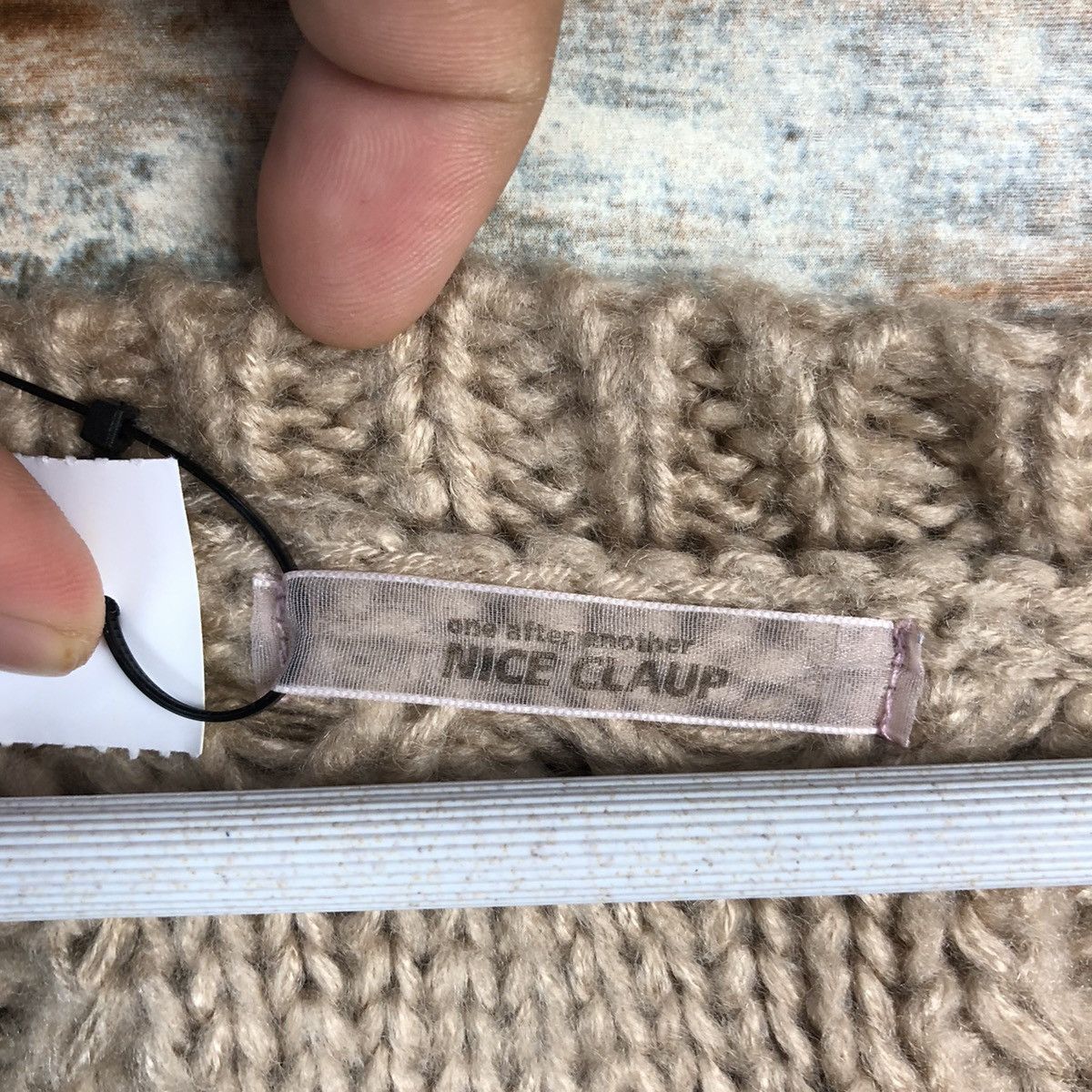 Aran Isles Knitwear × Japanese Brand Nice Claup Brown Cardigan aran isle cable Knitwear #A1725 Size M / US 6-8 / IT 42-44 - 9 Thumbnail