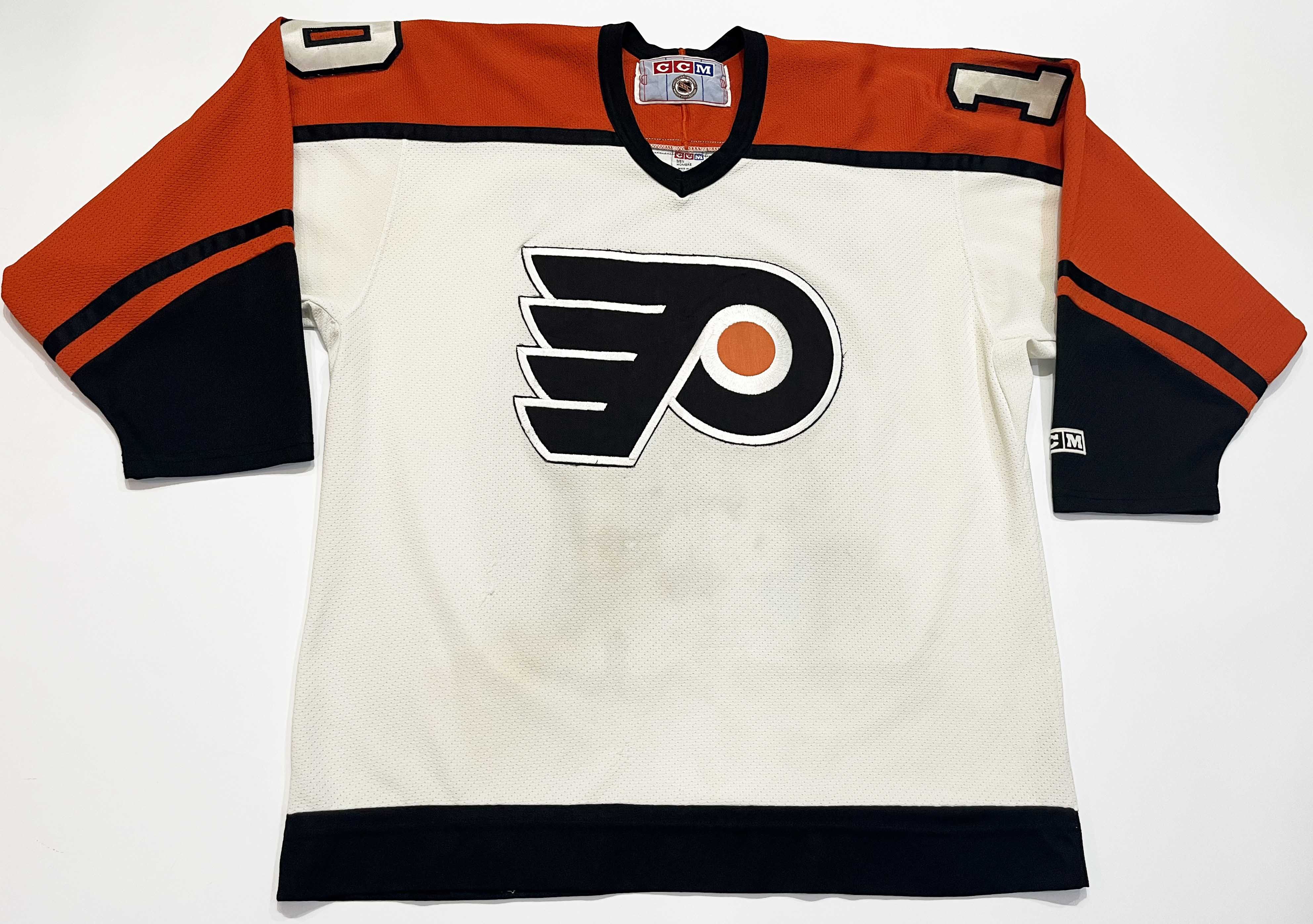 Ccm CCM Philadelphia Flyers LeCLAIR #10 NHL Hockey Jersey Size US L / EU 52-54 / 3 - 1 Thumbnail