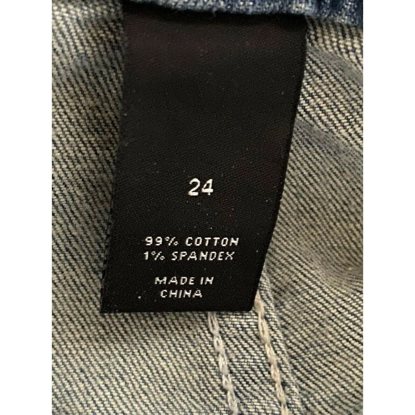 Vintage Lane Bryant Distress Straight Leg Relax Denim Jeans Plus 24 Size 42" / US 20 - 5 Thumbnail