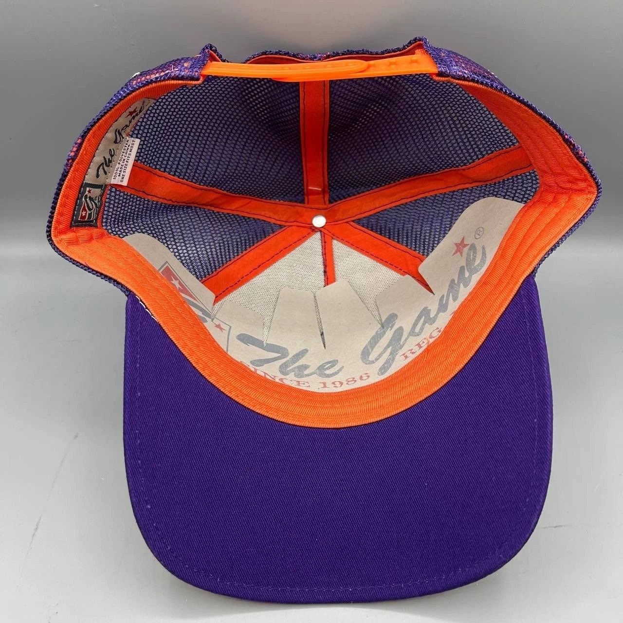 The Game Clemson Tigers NCAA Trucker Hat Men White Orange Snap Back Size ONE SIZE - 2 Thumbnail