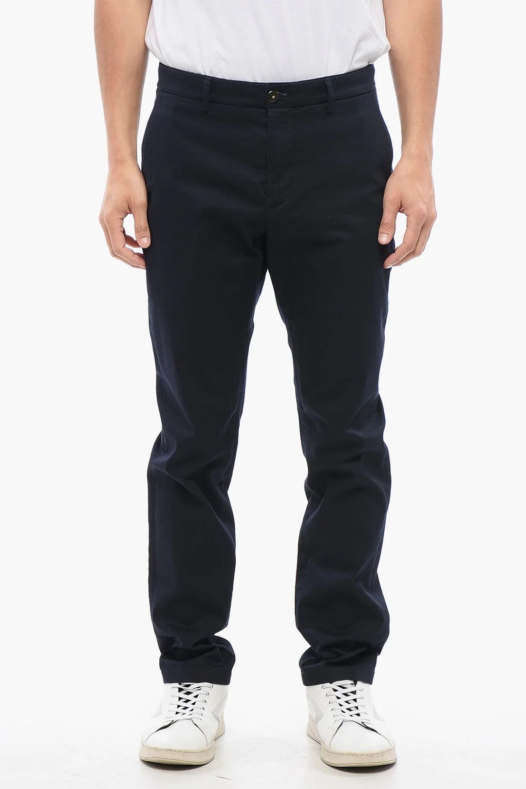 DEPARTMENT5 og1mm0326 Stretch Cotton Chino Pant in Blue Size US 31 - 1 Thumbnail