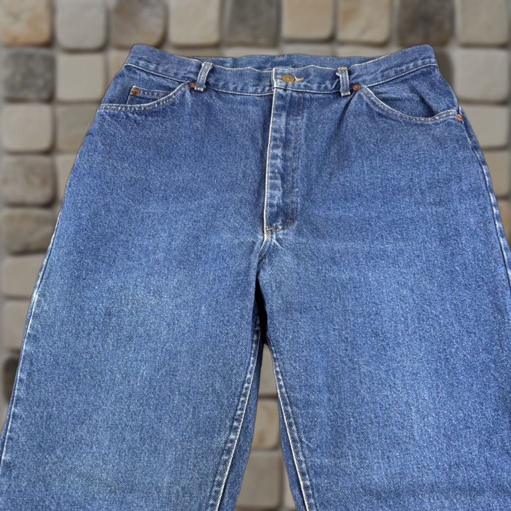 Lee VINTAGE Lee Jeans Women 18W High Rise Mom Denim 90s Blue 34x32 Pants Mens Womens Girls Size 40" / US 18 - 1 Thumbnail