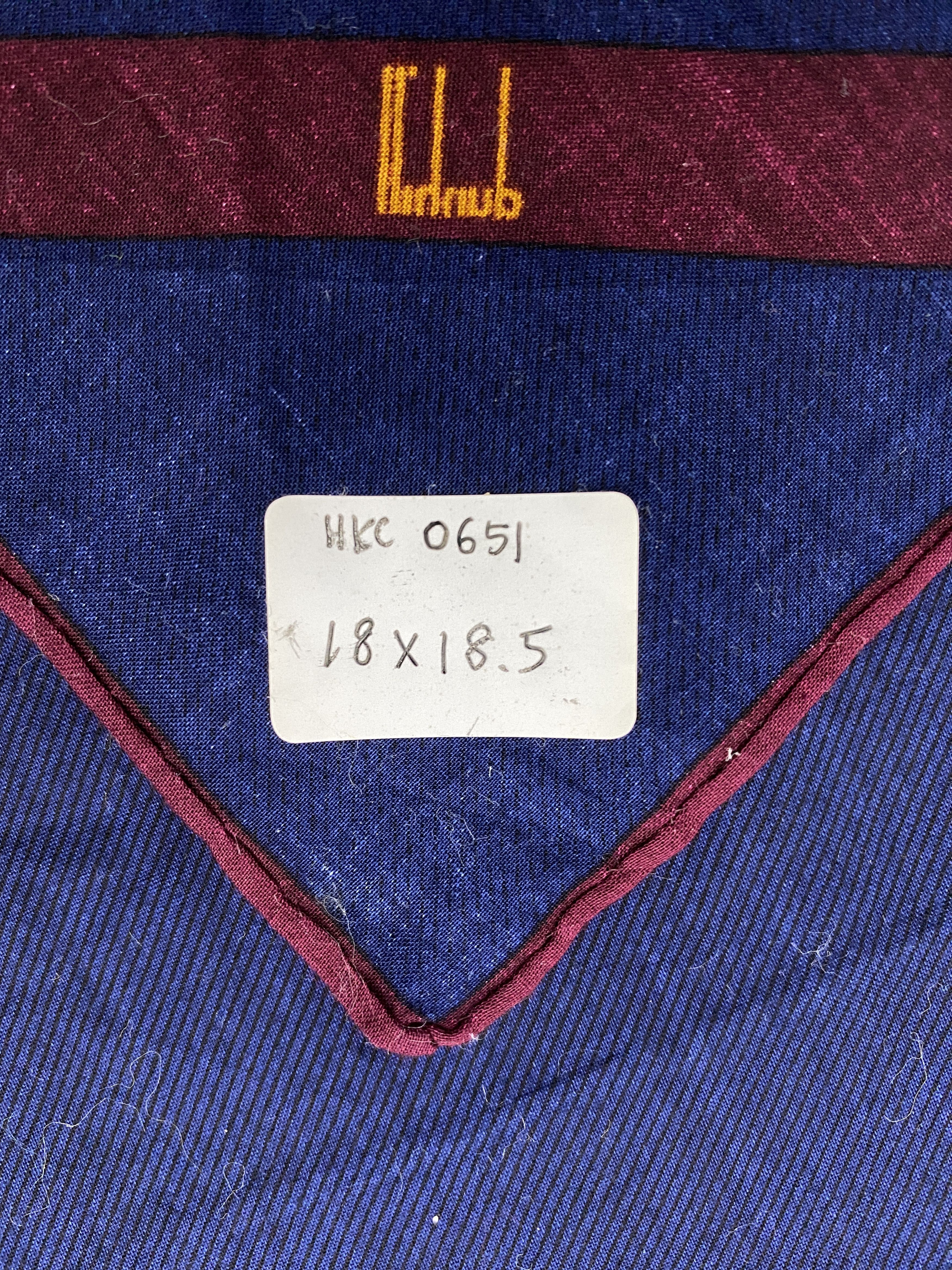 Alfred Dunhill Vintage Dunhill Neckerchief / Handkerchief / Bandana HKC0651 Size ONE SIZE - 7 Thumbnail