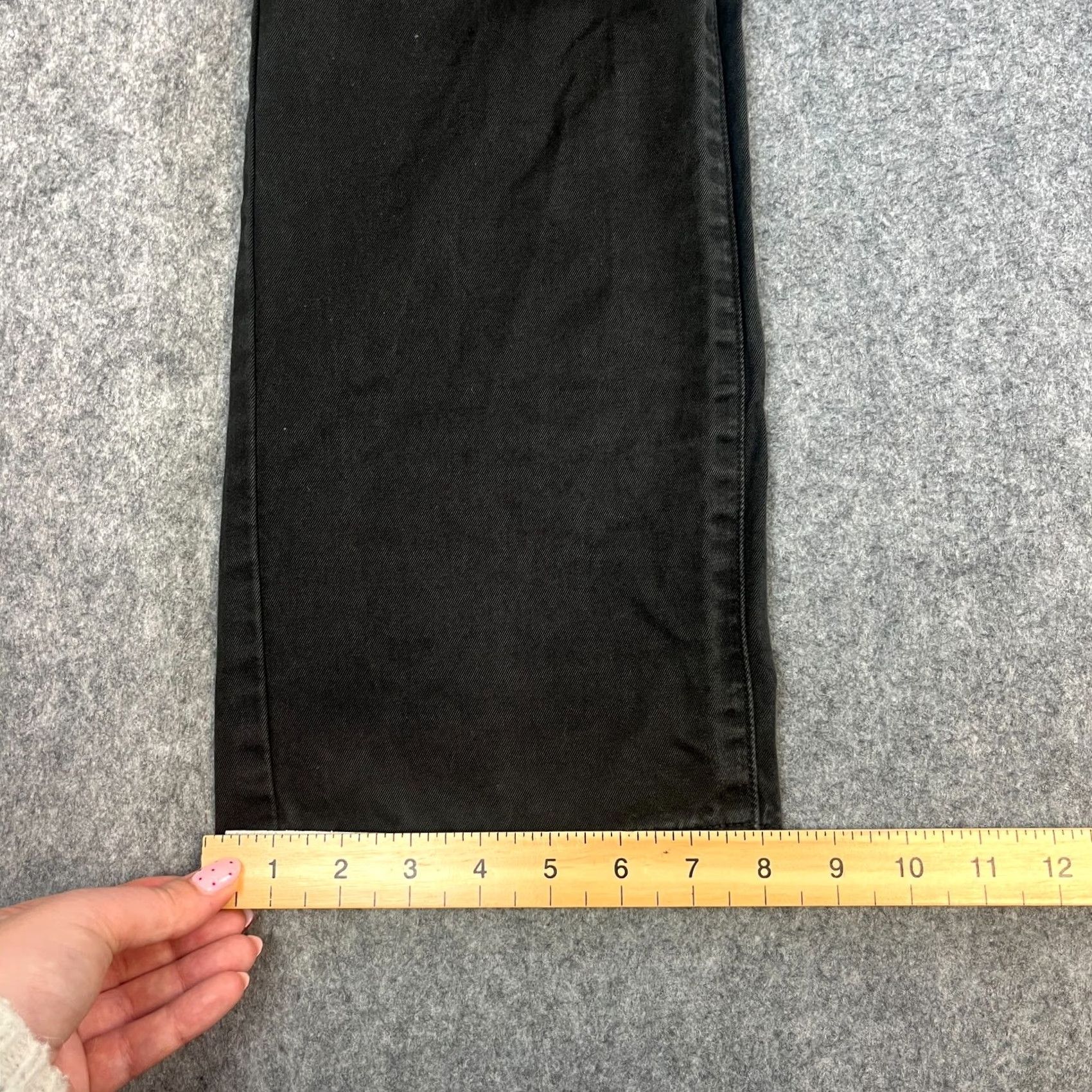 Hugo Boss HUGO BOSS Jeans Regular Straight 32 Dark Wash Black Mens Jeans Size US 32 / EU 48 - 3 Thumbnail