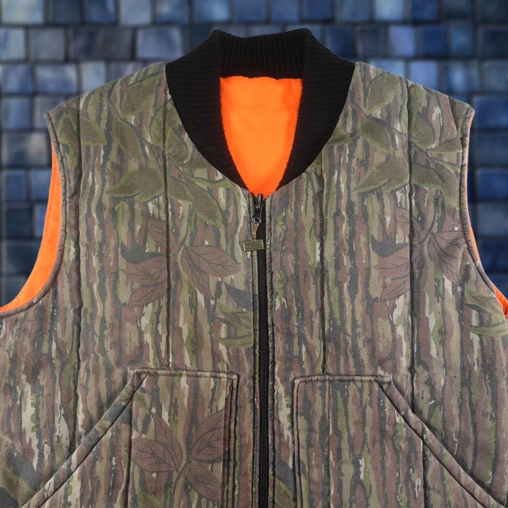 Walls VINTAGE Walls Blizzard-Pruf Insulated Reversible Camouflage Vest Mens XL Brown Size US XL / EU 56 / 4 - 1 Thumbnail