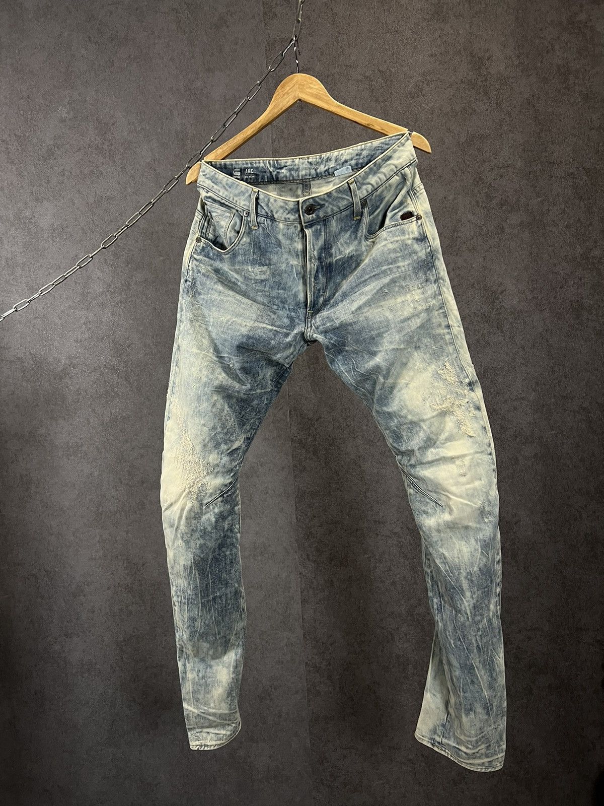 G-Star G Star Raw 3D distressed denim jeans Size US 32 / EU 48 - 1 Thumbnail
