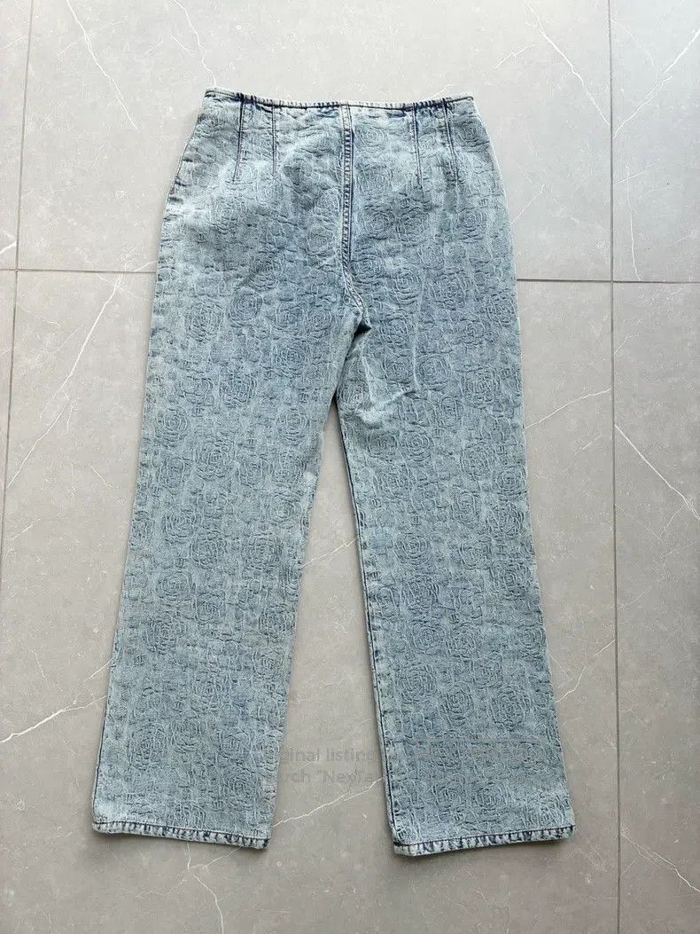 Chanel Chanel 23p camelia dark pattern jeans Size 24" / US 00 / IT 34 - 3 Thumbnail