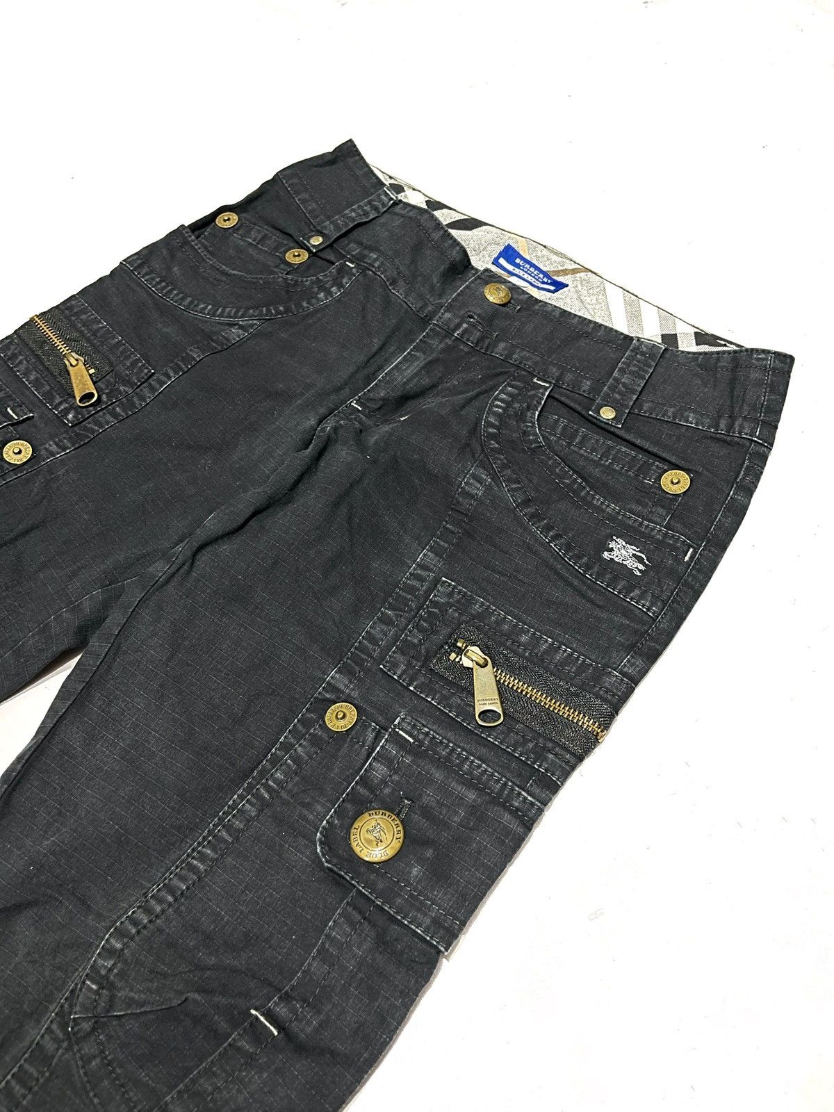Burberry × Japanese Brand Burberry London ripstop black Size 25" / US 0 / IT 36 - 2 Thumbnail