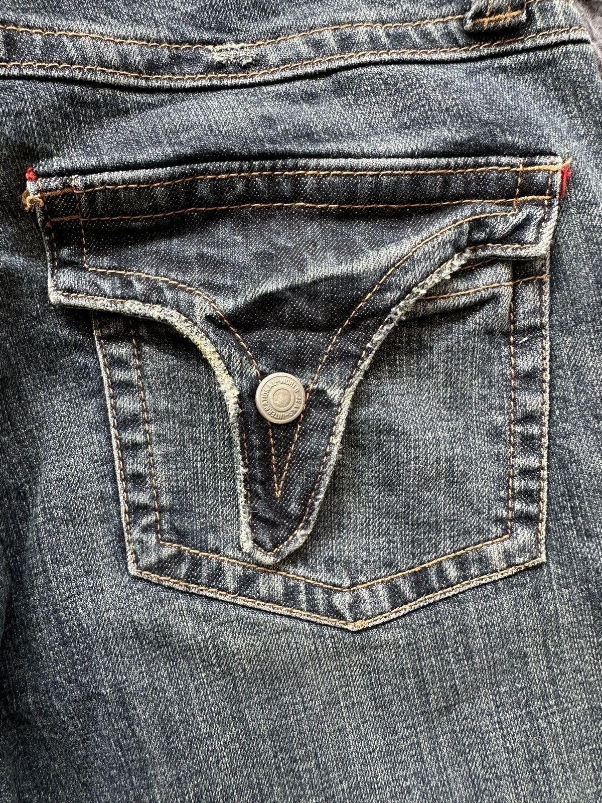 Hysteric Glamour 2000's Theoria j-rock flared fashion jeans Size US 30 / EU 46 - 24 Thumbnail