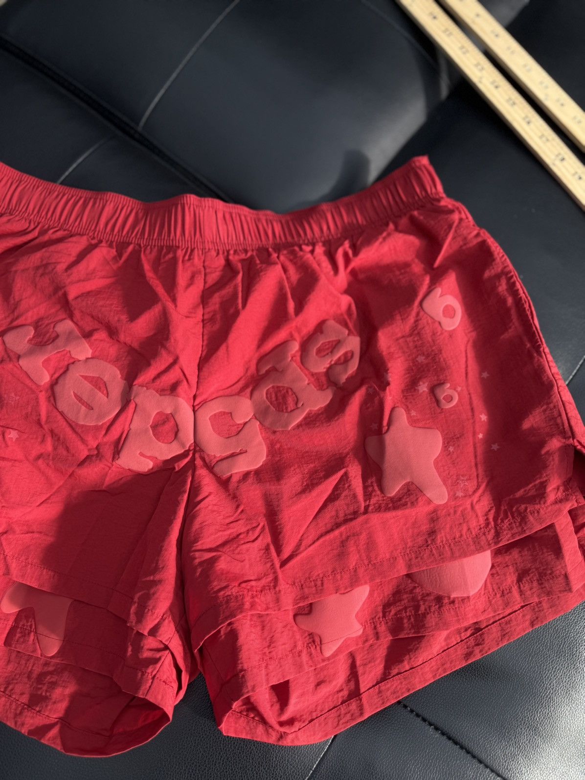 Sp5der Sp5der Double Layer STAR Shorts Size XXL (NEW) Red Size US 38 / EU 54 - 2 Thumbnail