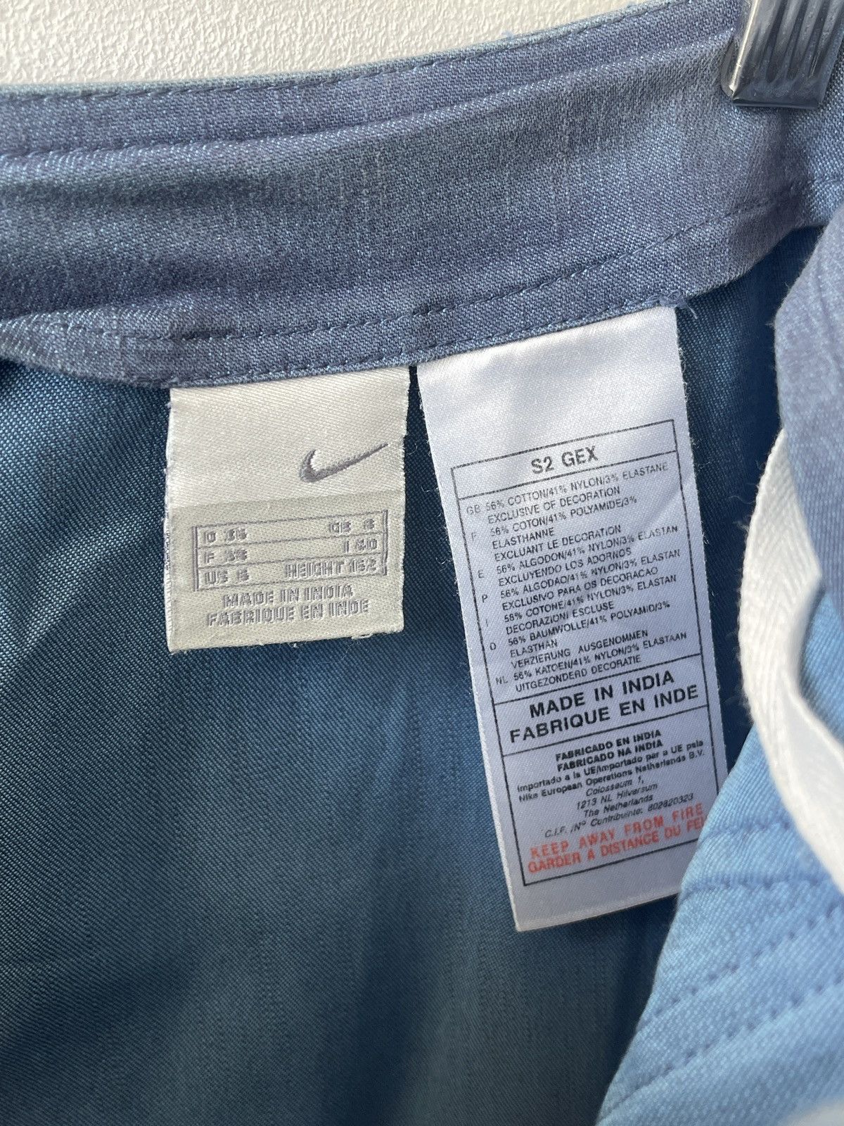 Nike Y2K Vintage Nike Blue Skirt size US6/UK8 Size 27" / US 4 / IT 40 - 5 Thumbnail