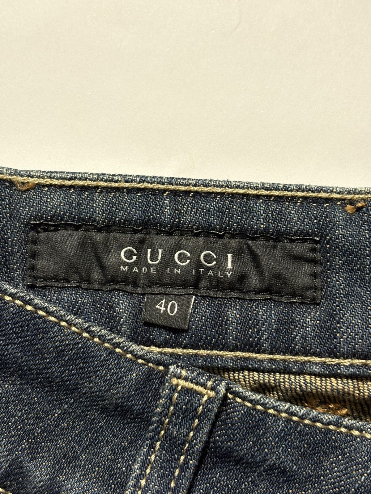 Gucci GUCCI BY TOM FORD SS07 STRAIGHT LEG JEANS Size 30" / US 8 / IT 44 - 8 Thumbnail