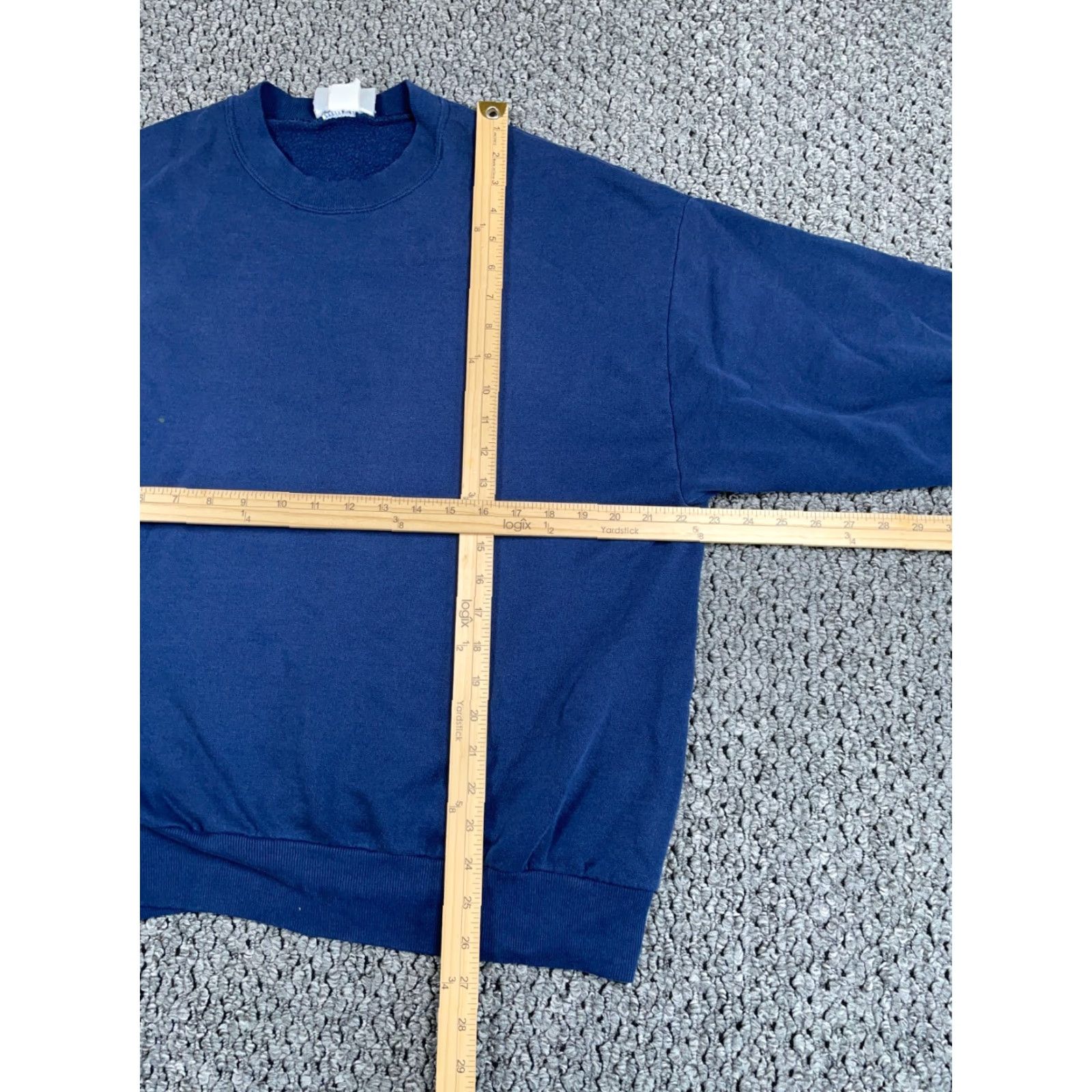 Chalk Line VTG Chalk Line Solid Crewneck Sweatshirt Adult XL Dark Blue Size US XL / EU 56 / 4 - 5 Thumbnail