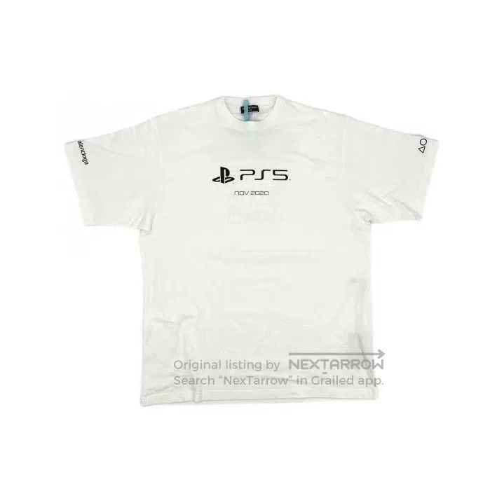 Balenciaga Balenciaga x PlayStation White Graphic T. Size US S / EU 44-46 / 1 - 2 Thumbnail