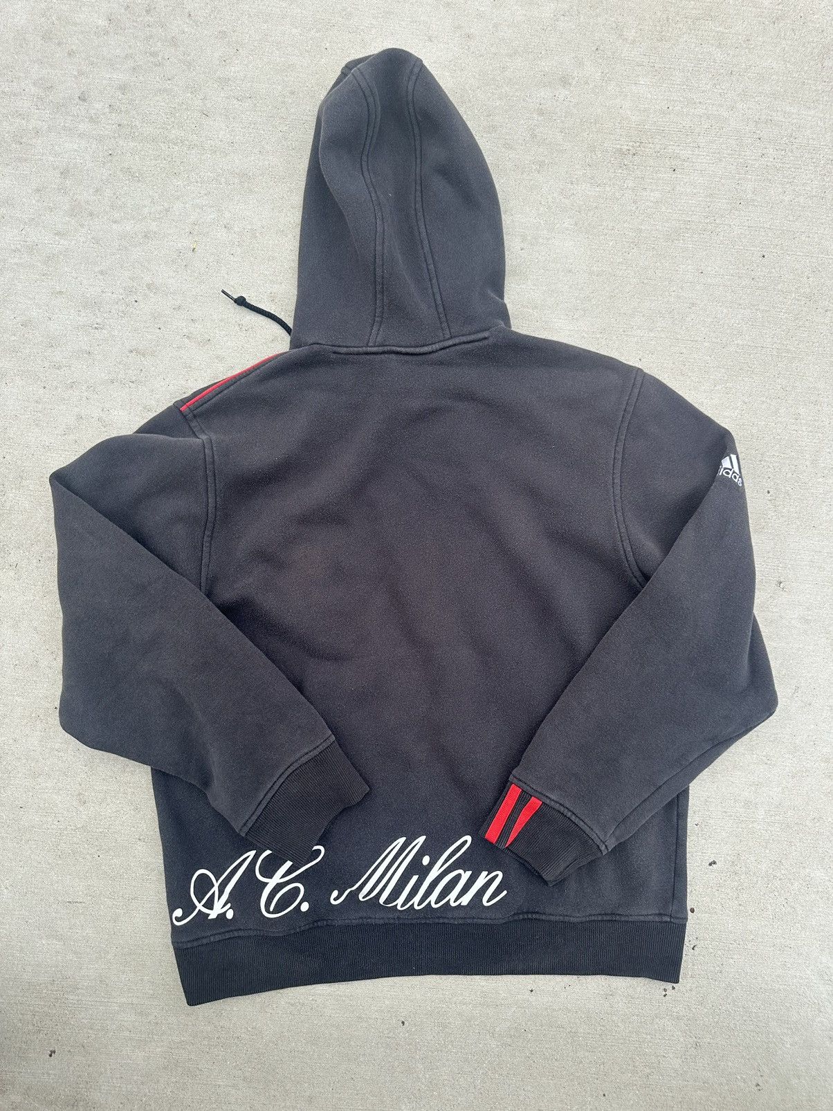 Adidas × Vintage 2000’s A.C. Milan Hoodie adidas Nice Sun fade On hoodie Size US S / EU 44-46 / 1 - 1 Thumbnail